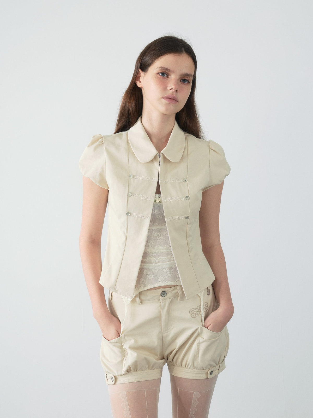 Spiral Stitch Puff Shirt