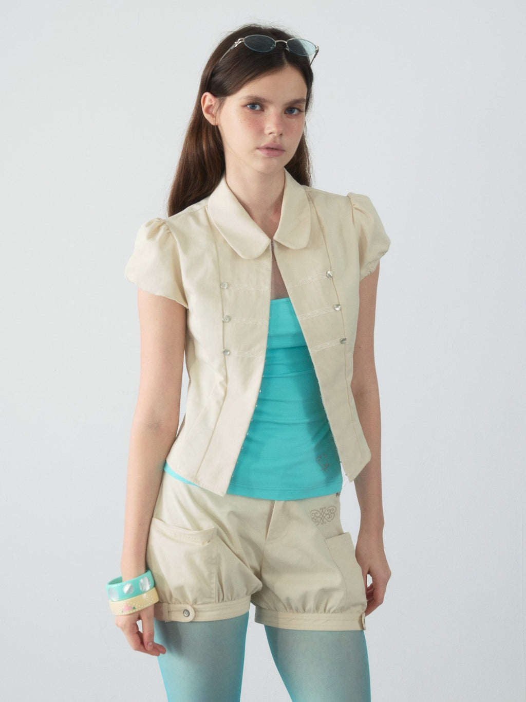 Spiral Stitch Puff Shirt
