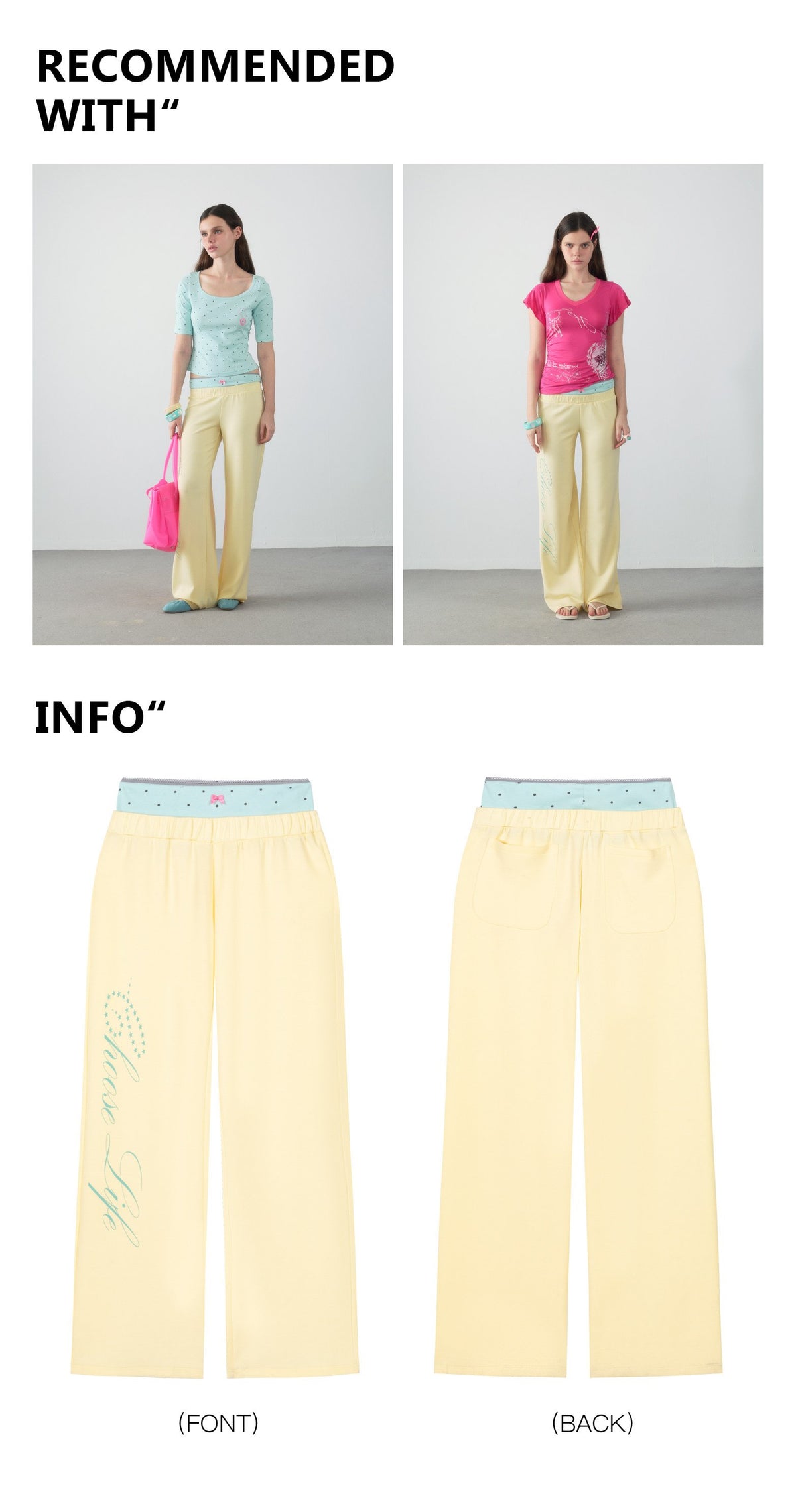 Lemon Soda Lounge Pants