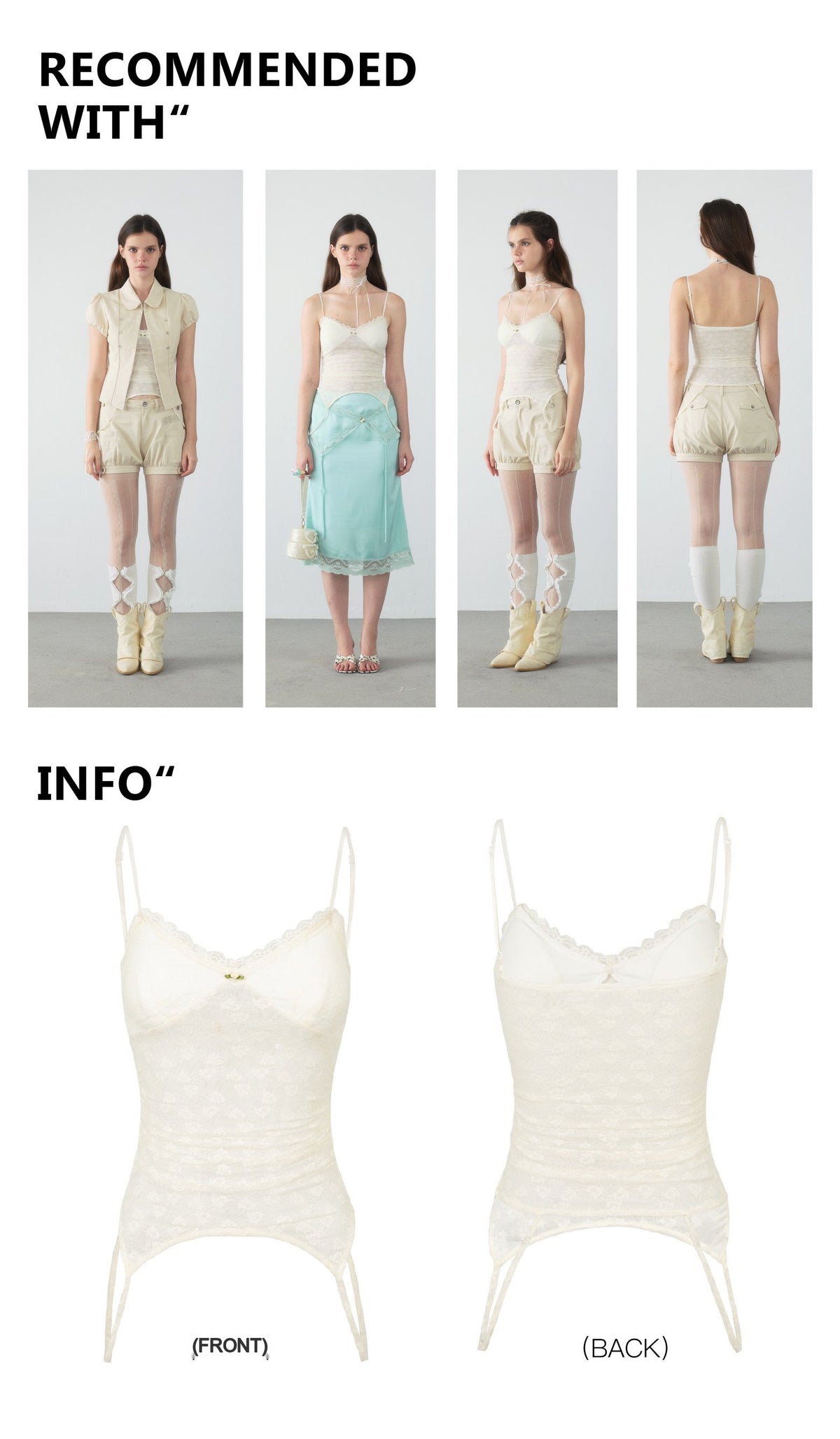 Berry Curve Lace Camisole Top