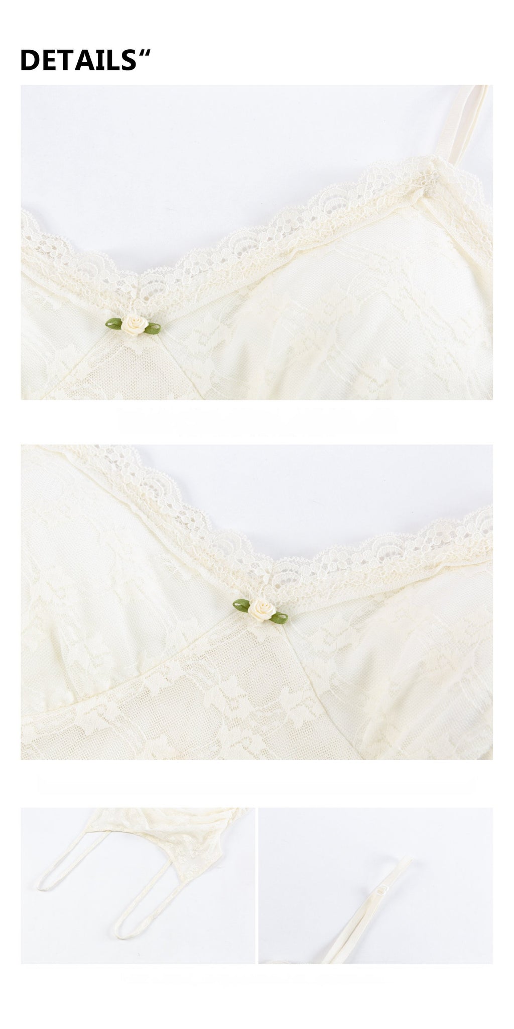 Berry Curve Lace Camisole Top