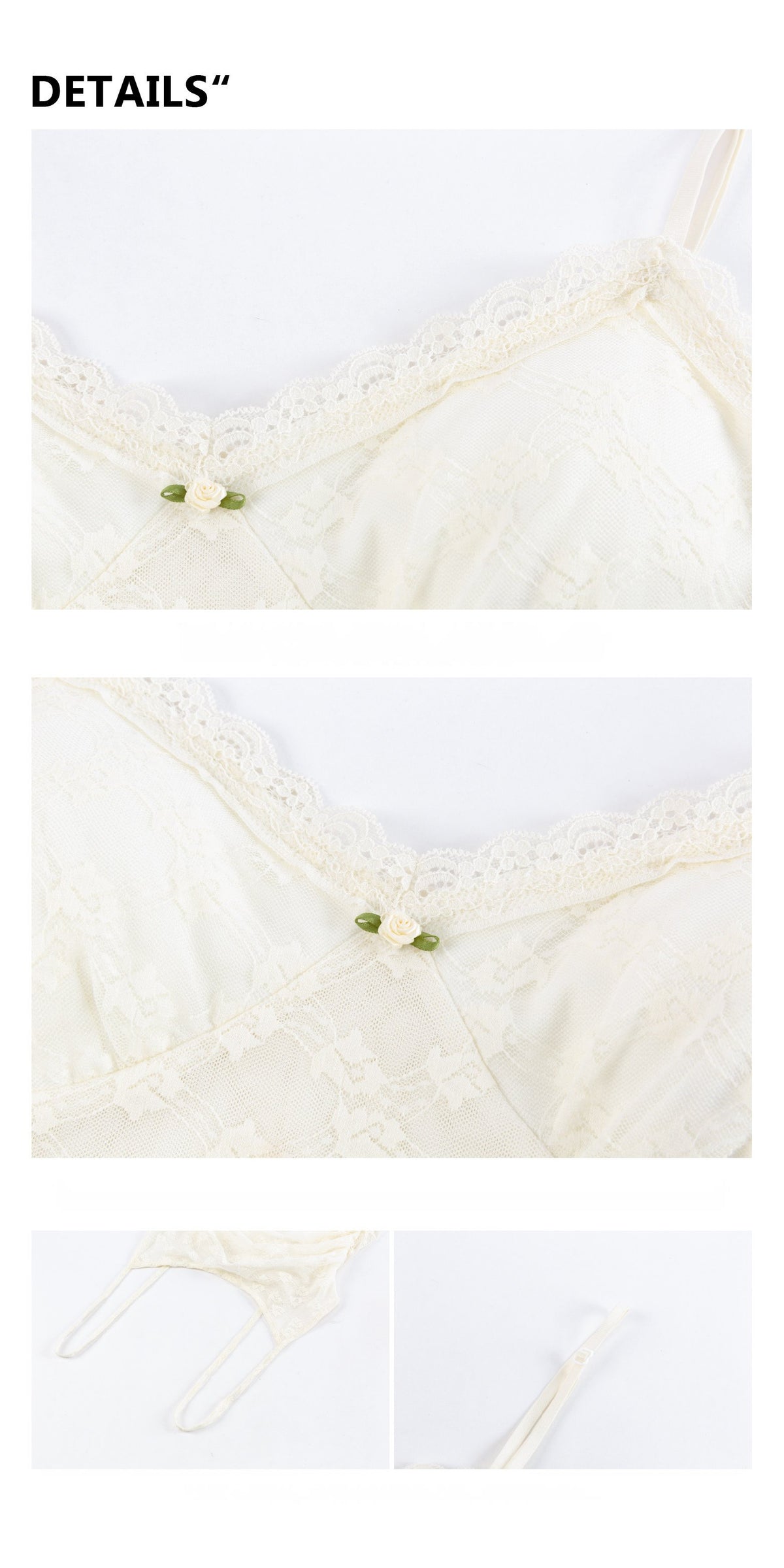 Berry Curve Lace Camisole Top