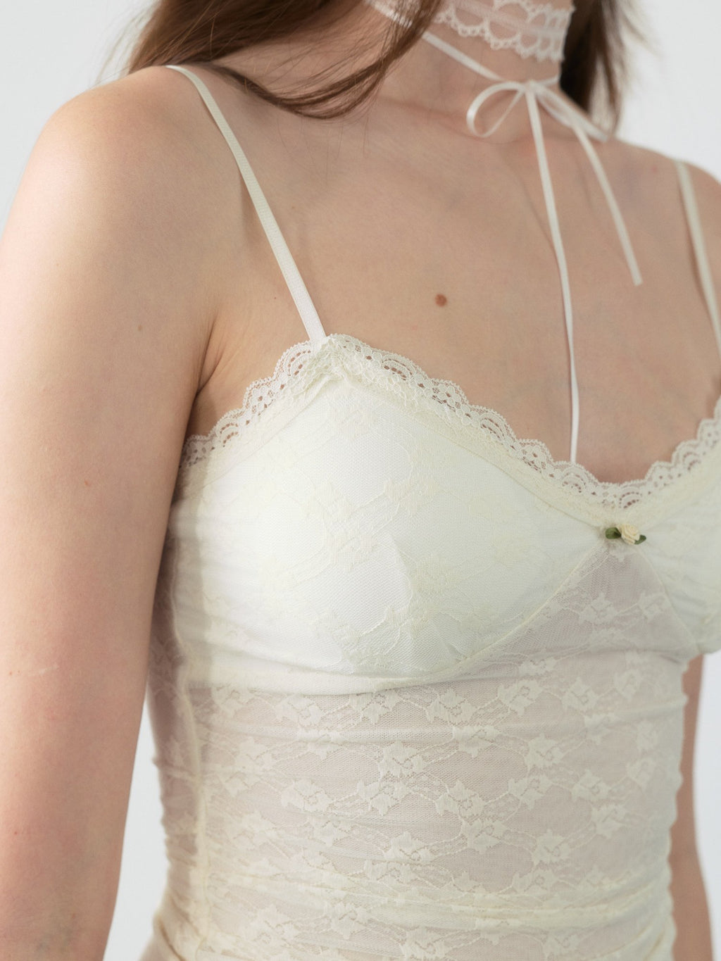 Berry Curve Lace Camisole Top
