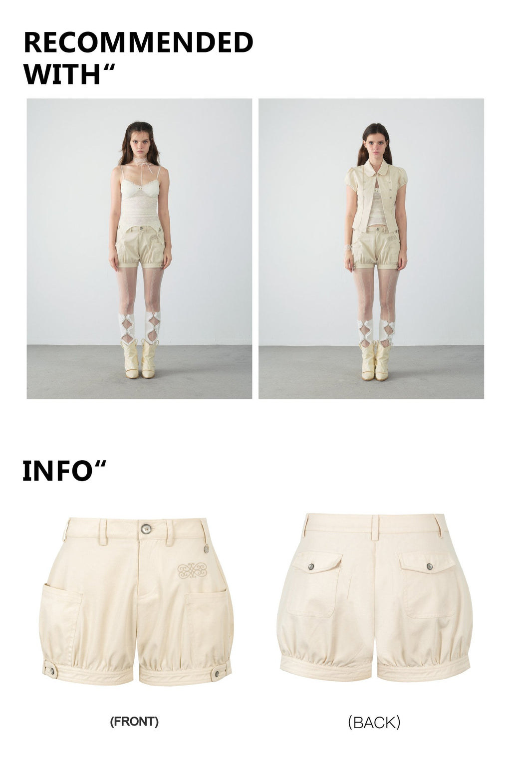 Pumpkin Curve Cargo Shorts