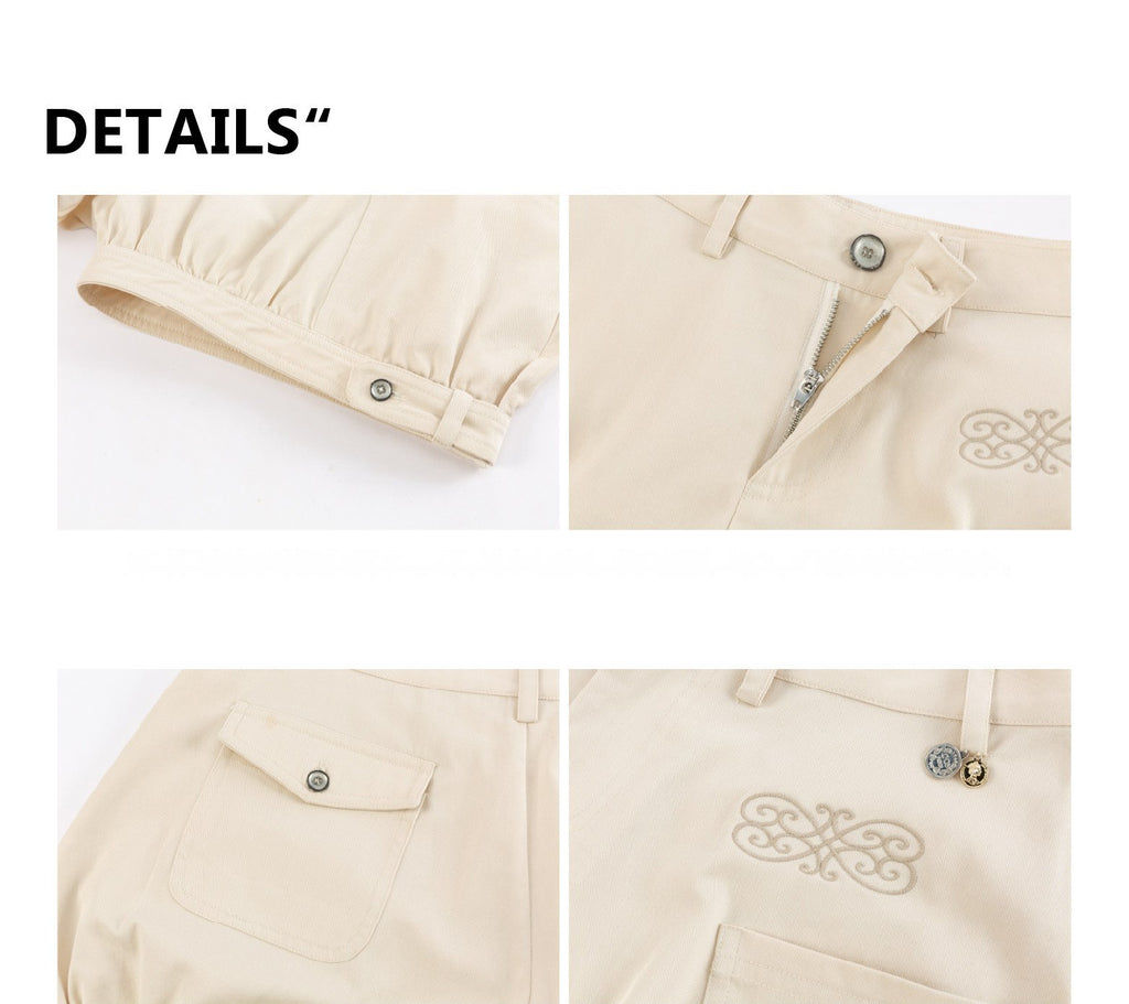 Pumpkin Curve Cargo Shorts
