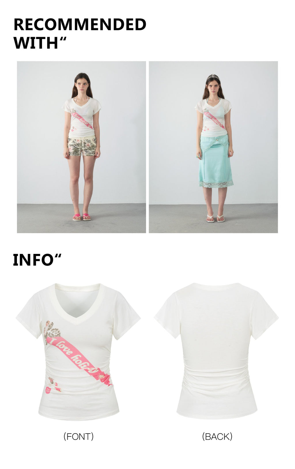 Spiral Ribbon Shirring Top
