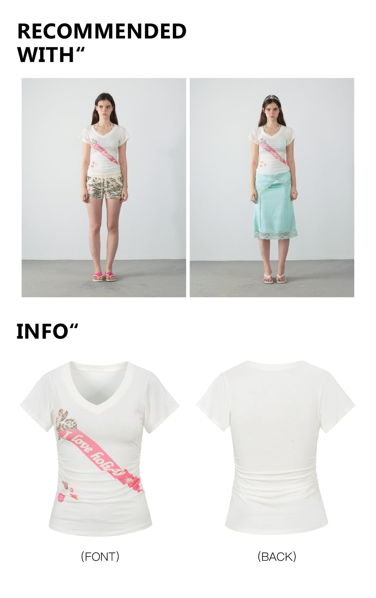 Spiral Ribbon Shirring Top