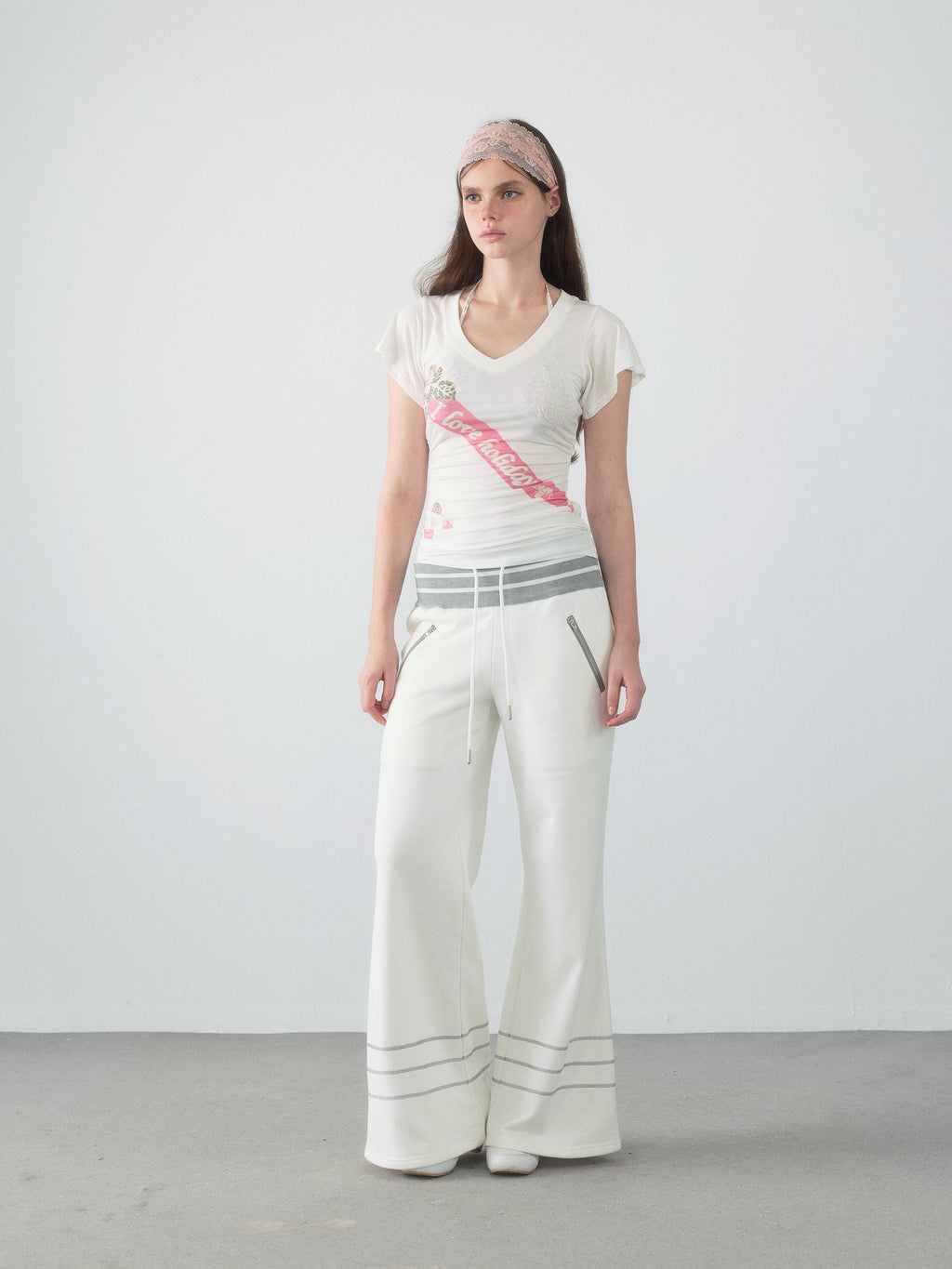 Spiral Ribbon Shirring Top
