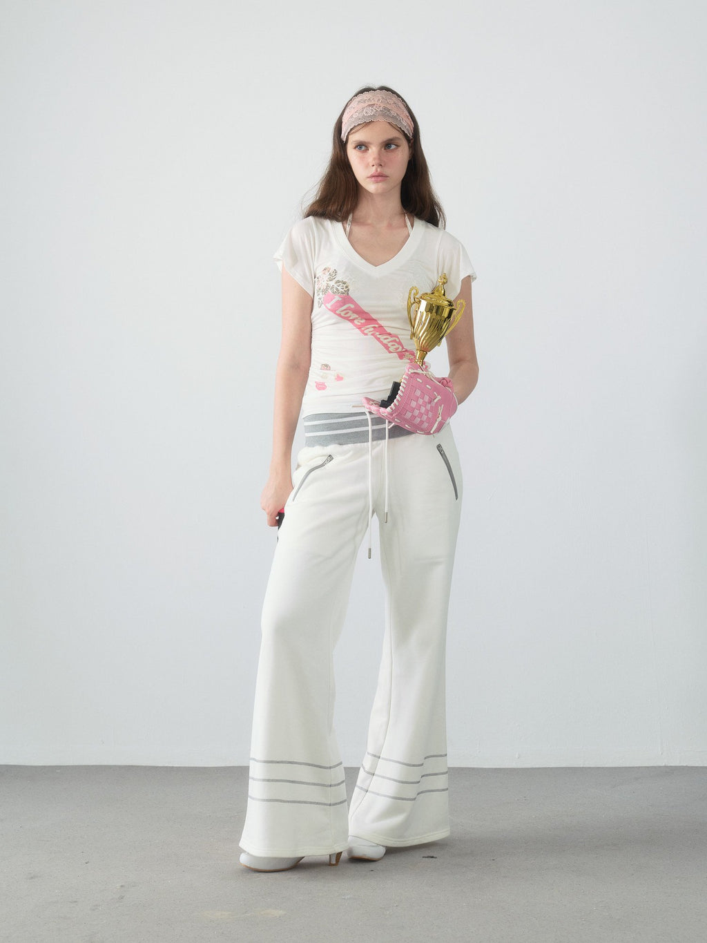 Spiral Ribbon Shirring Top