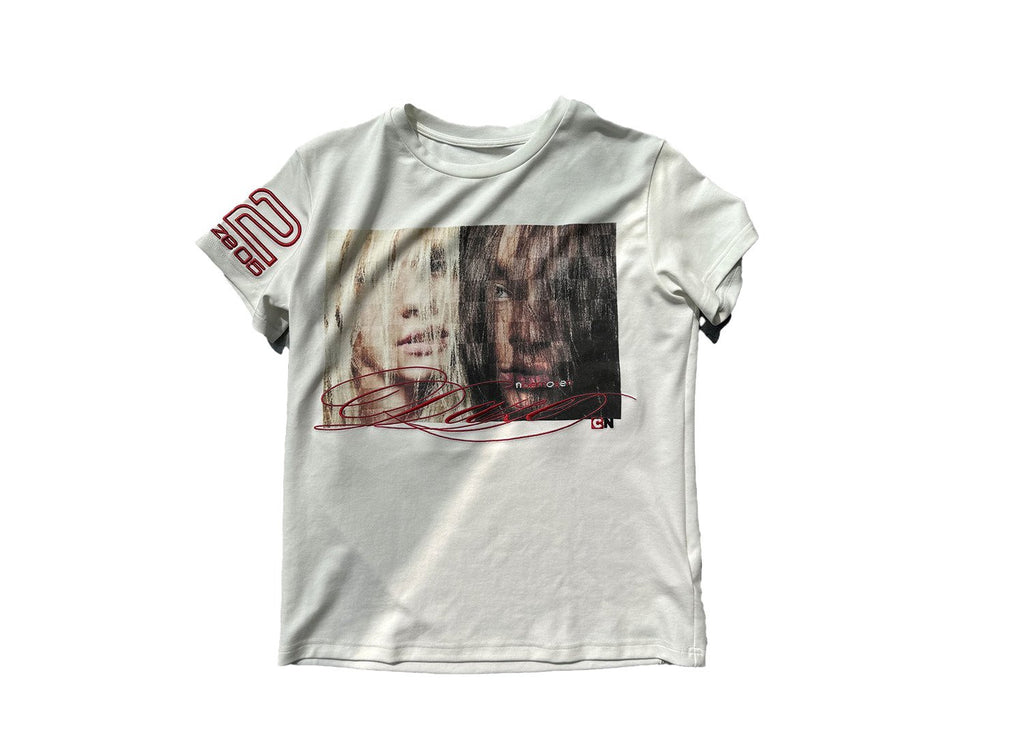 Paranoia Portrait Embroidered Top