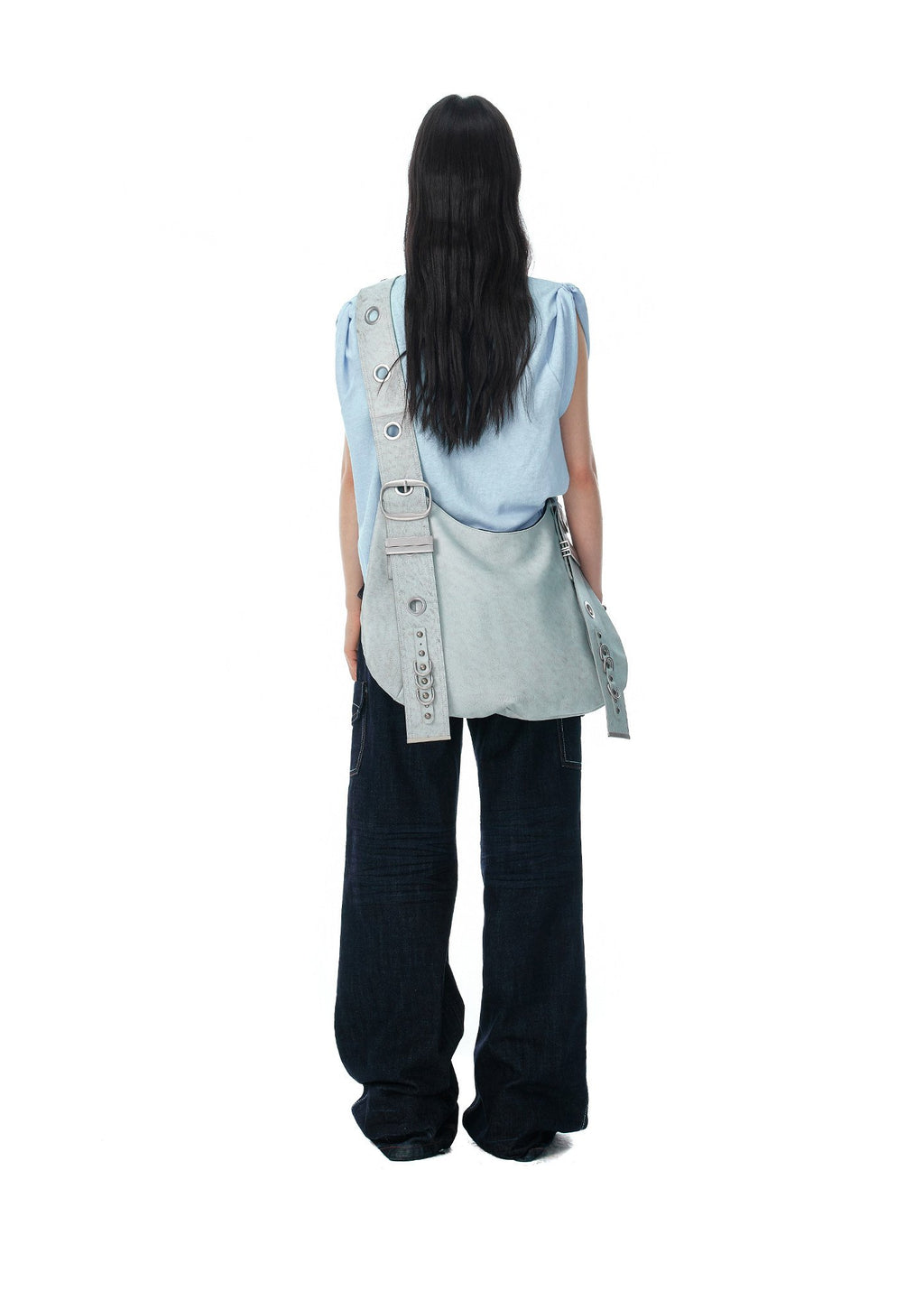 Bubble Texture Draped Top (2color)