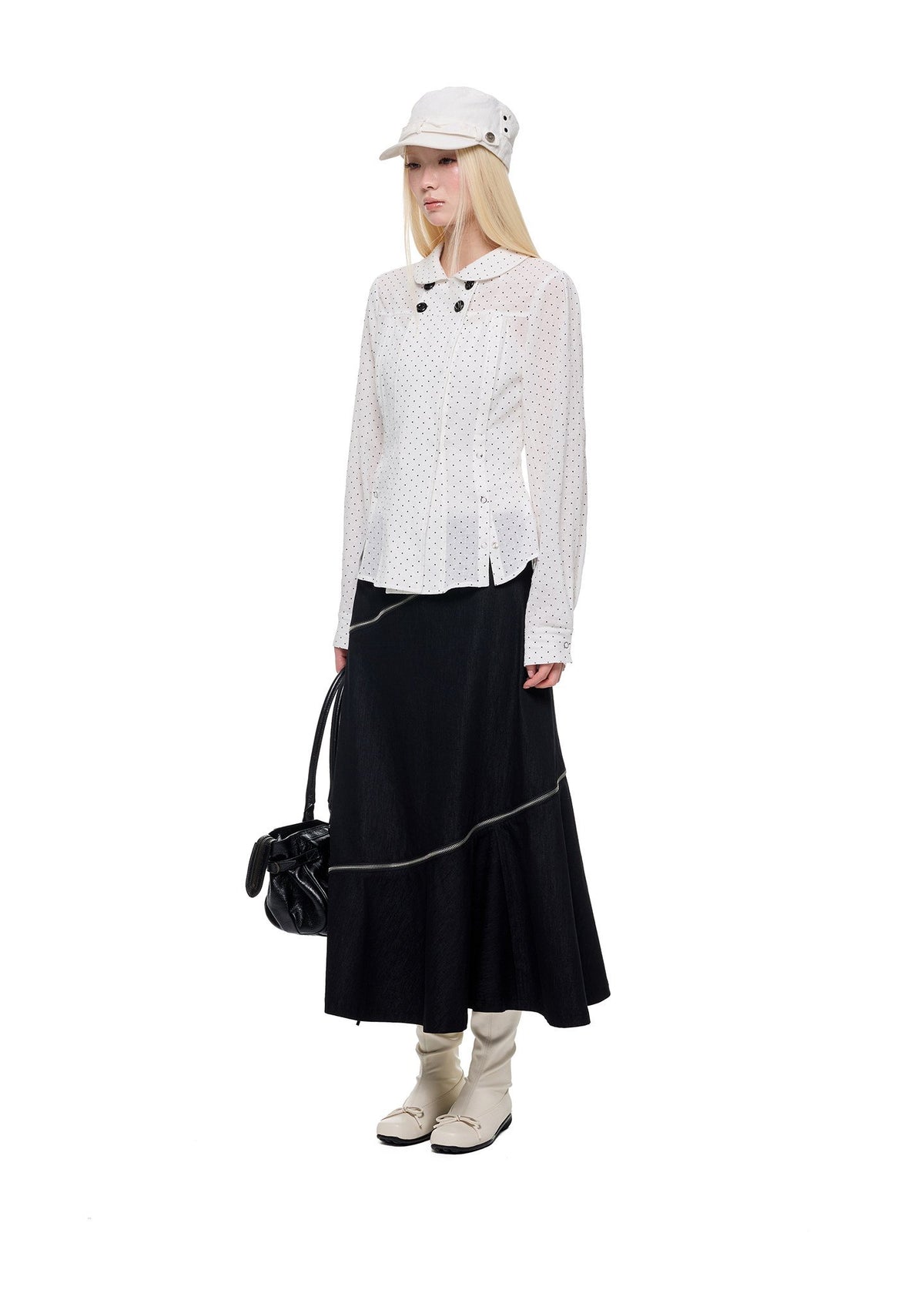 Dot Dart Tailored Shirt