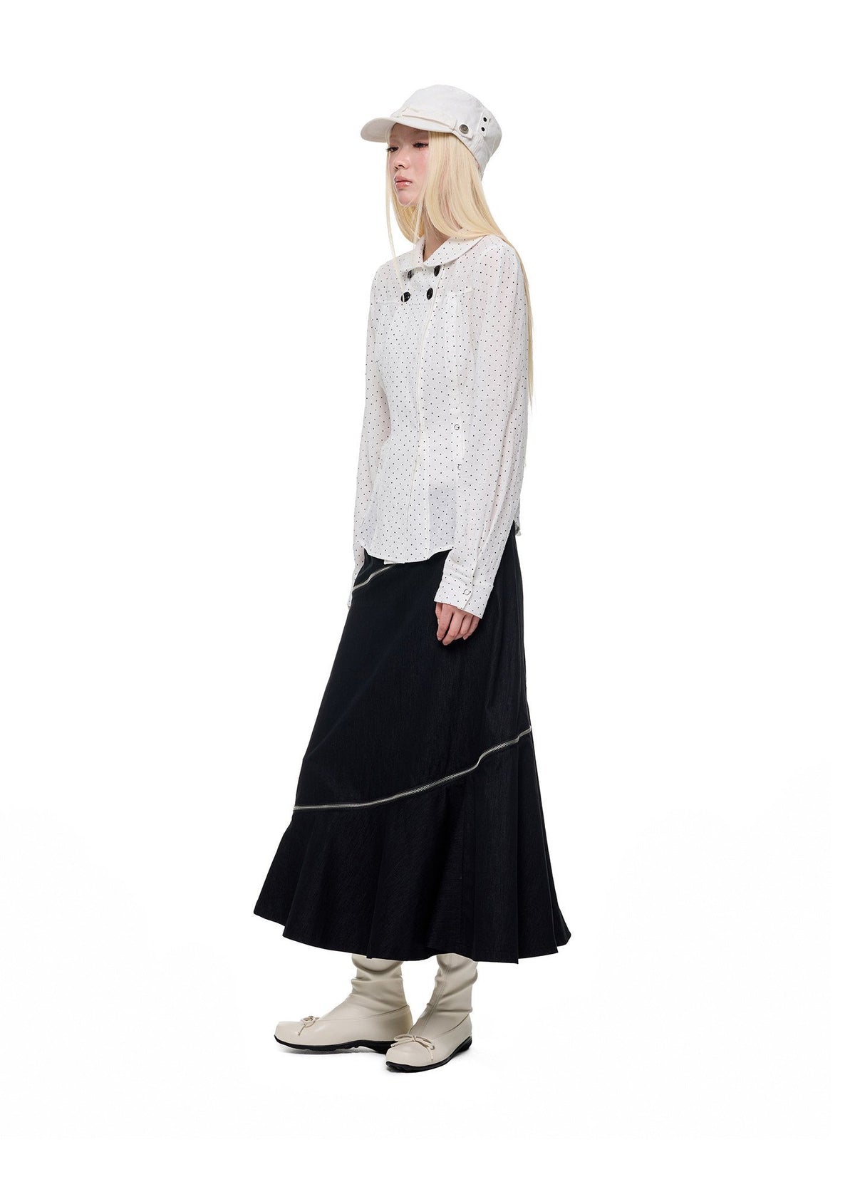 Dot Dart Tailored Shirt
