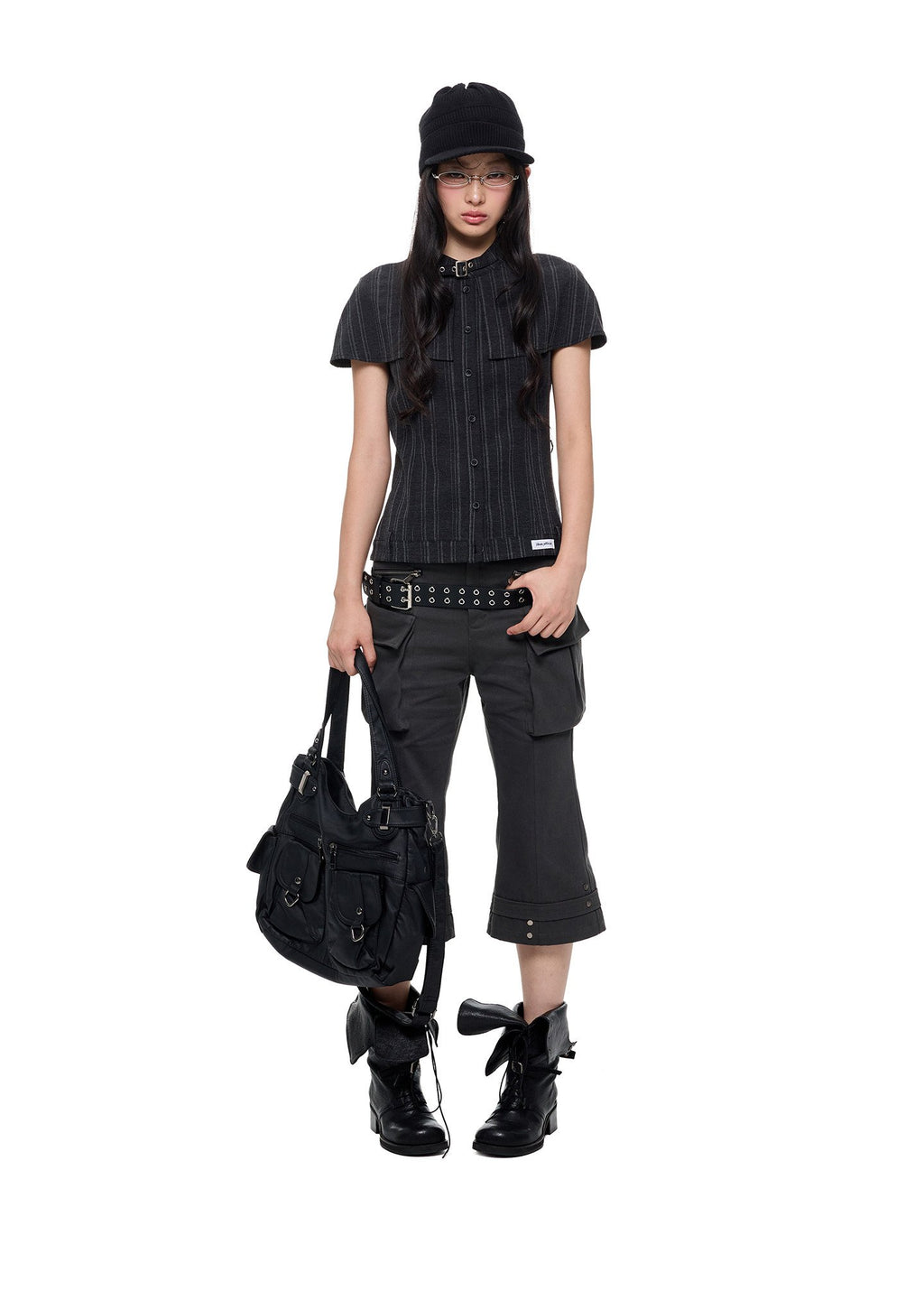 Cape Buckle Strap Shirt