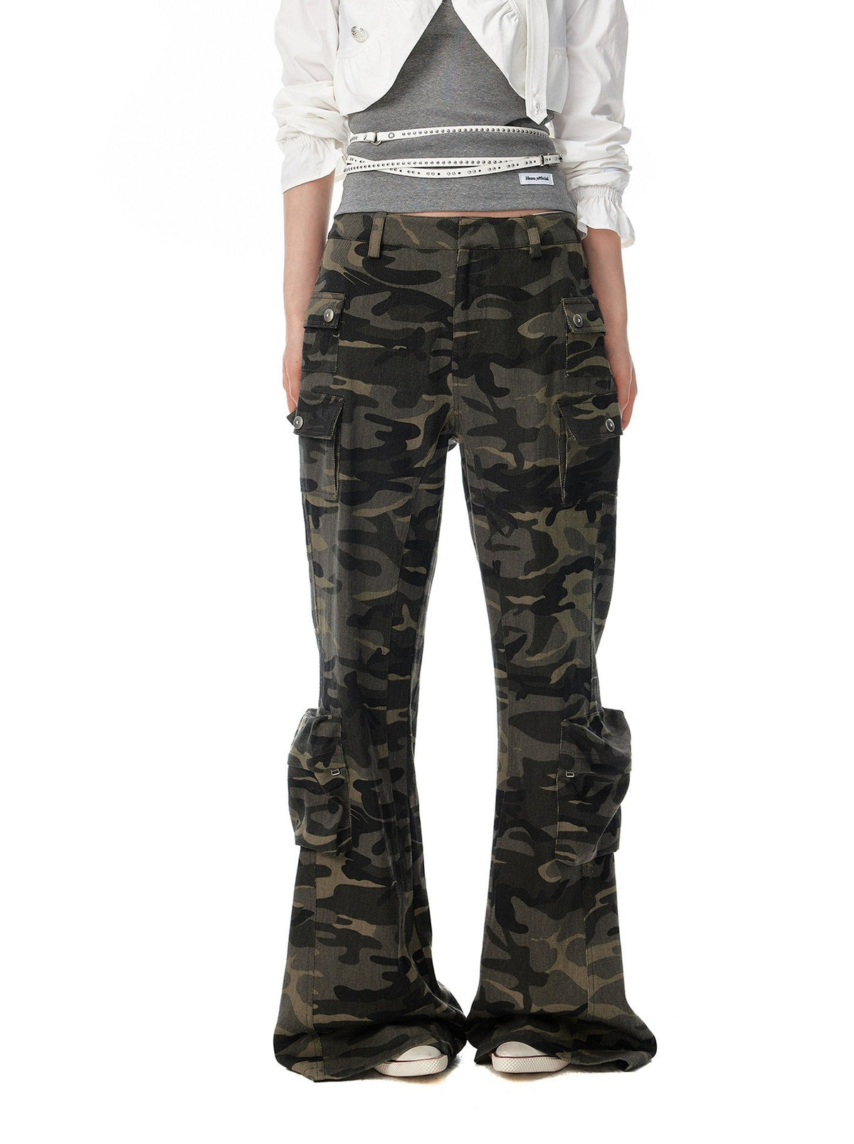 Streamline Cargo Flare Pants