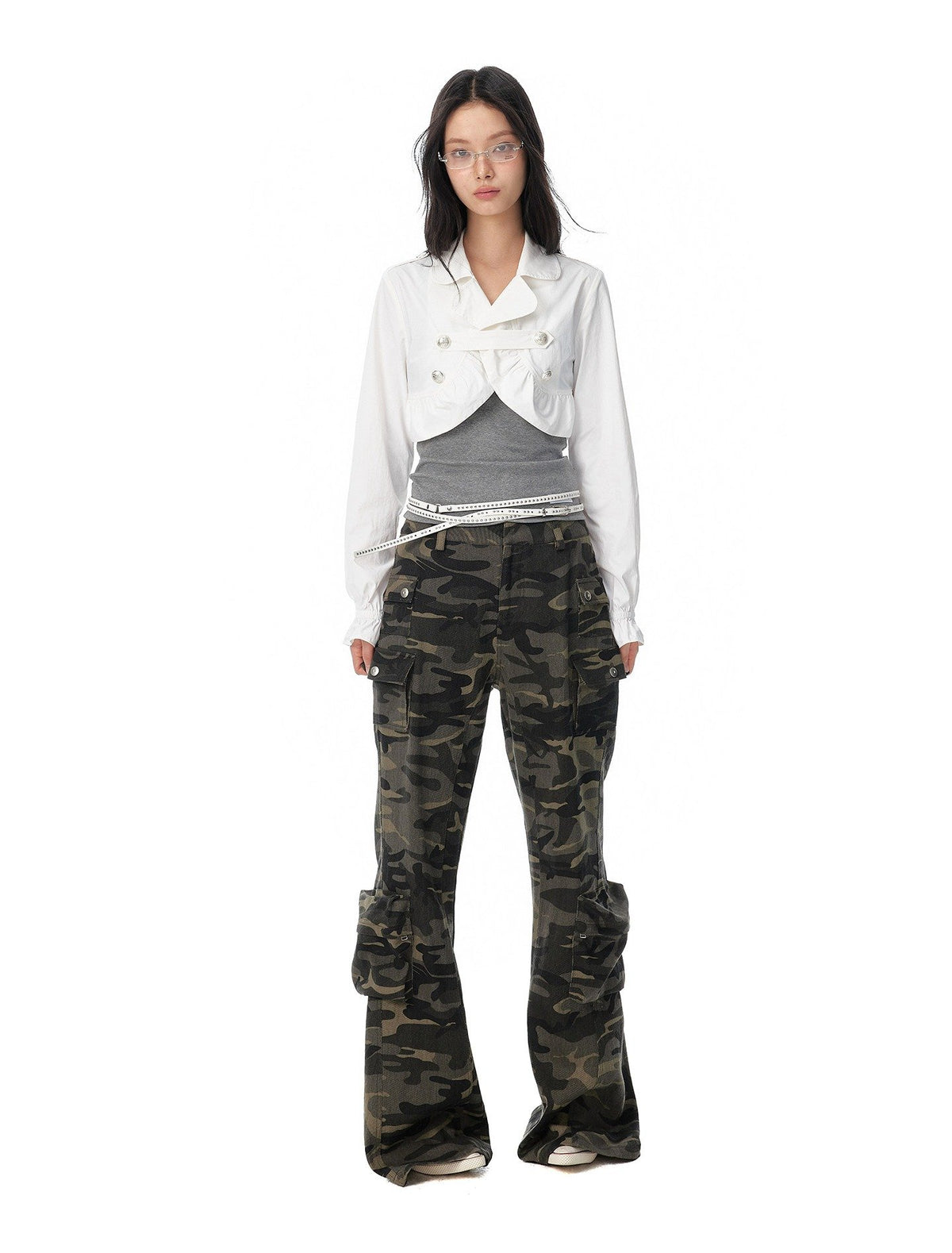 Streamline Cargo Flare Pants