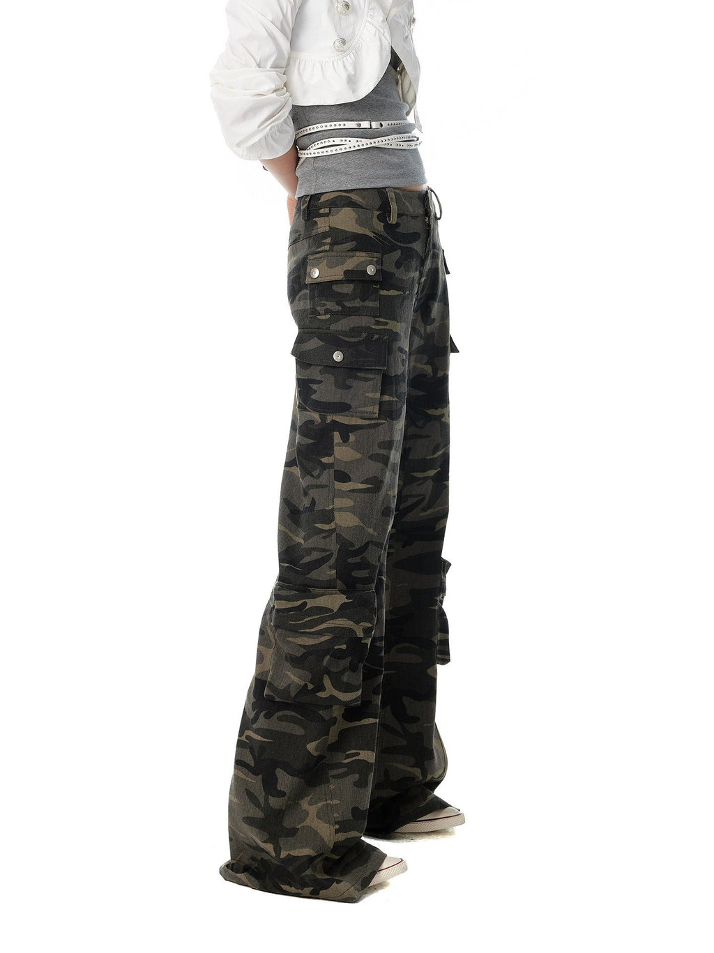 Streamline Cargo Flare Pants
