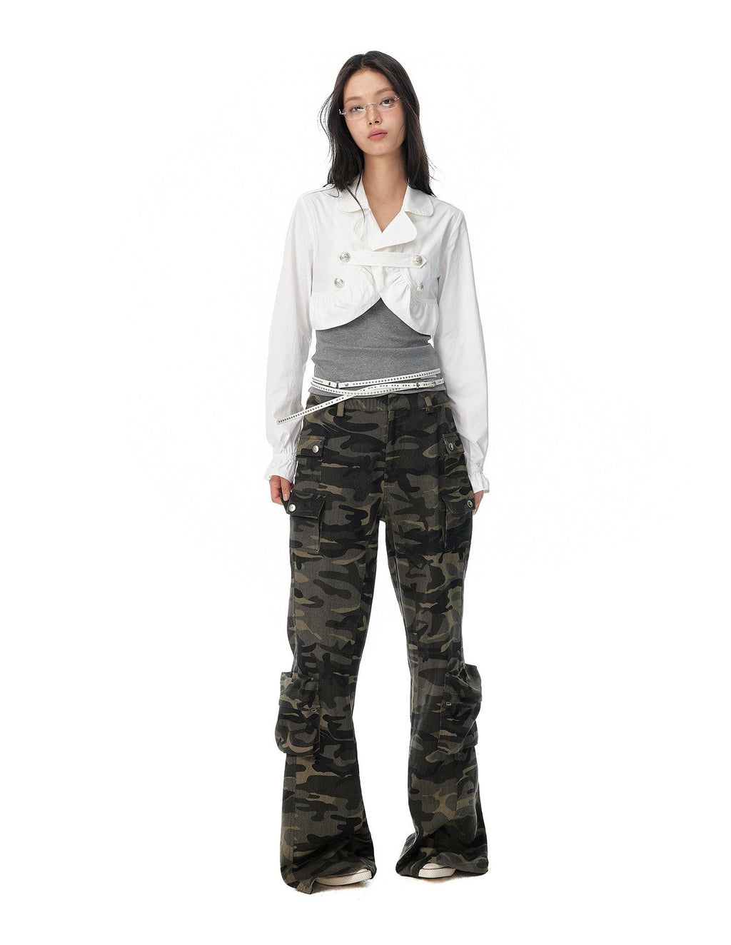 Streamline Cargo Flare Pants