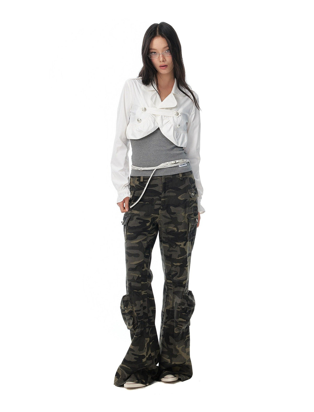 Streamline Cargo Flare Pants