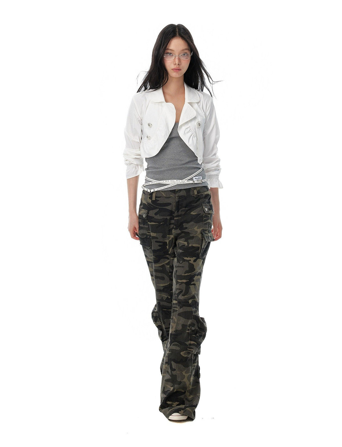 Streamline Cargo Flare Pants