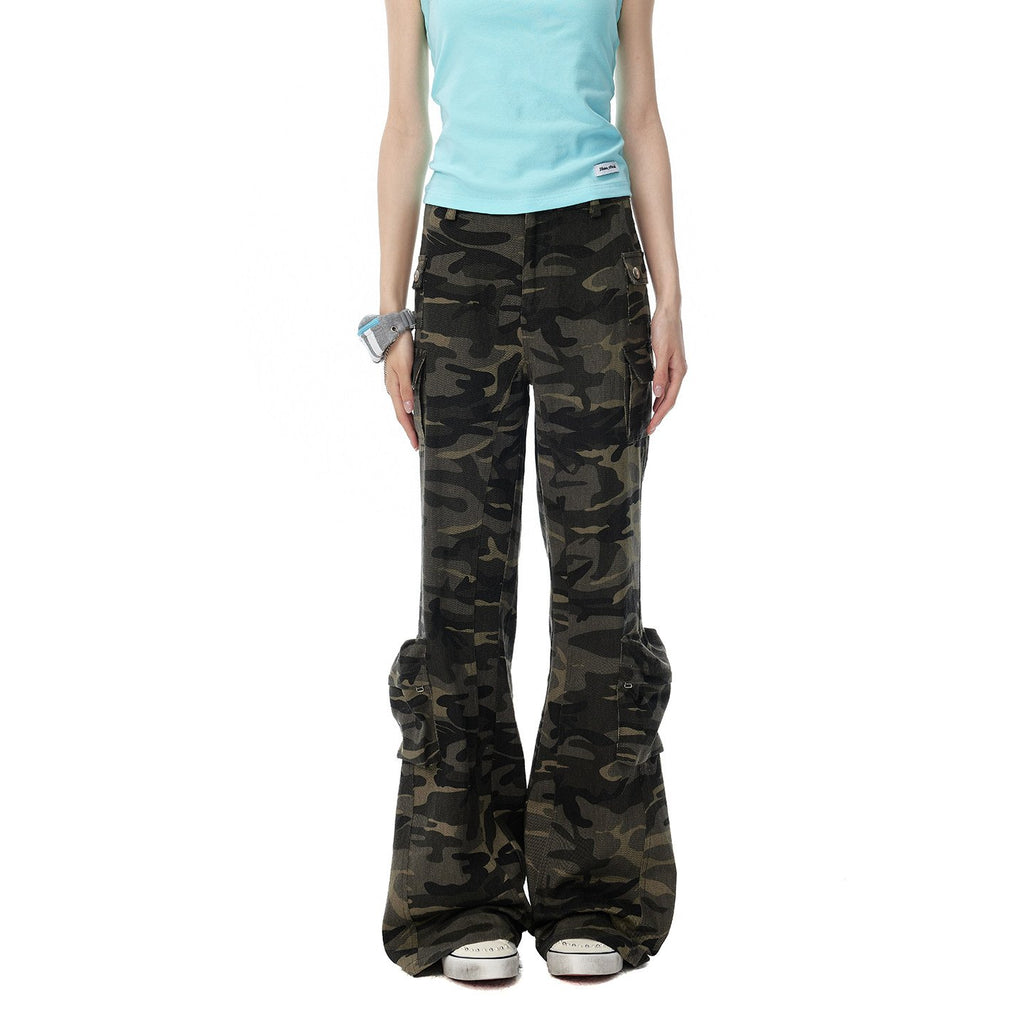 Streamline Cargo Flare Pants