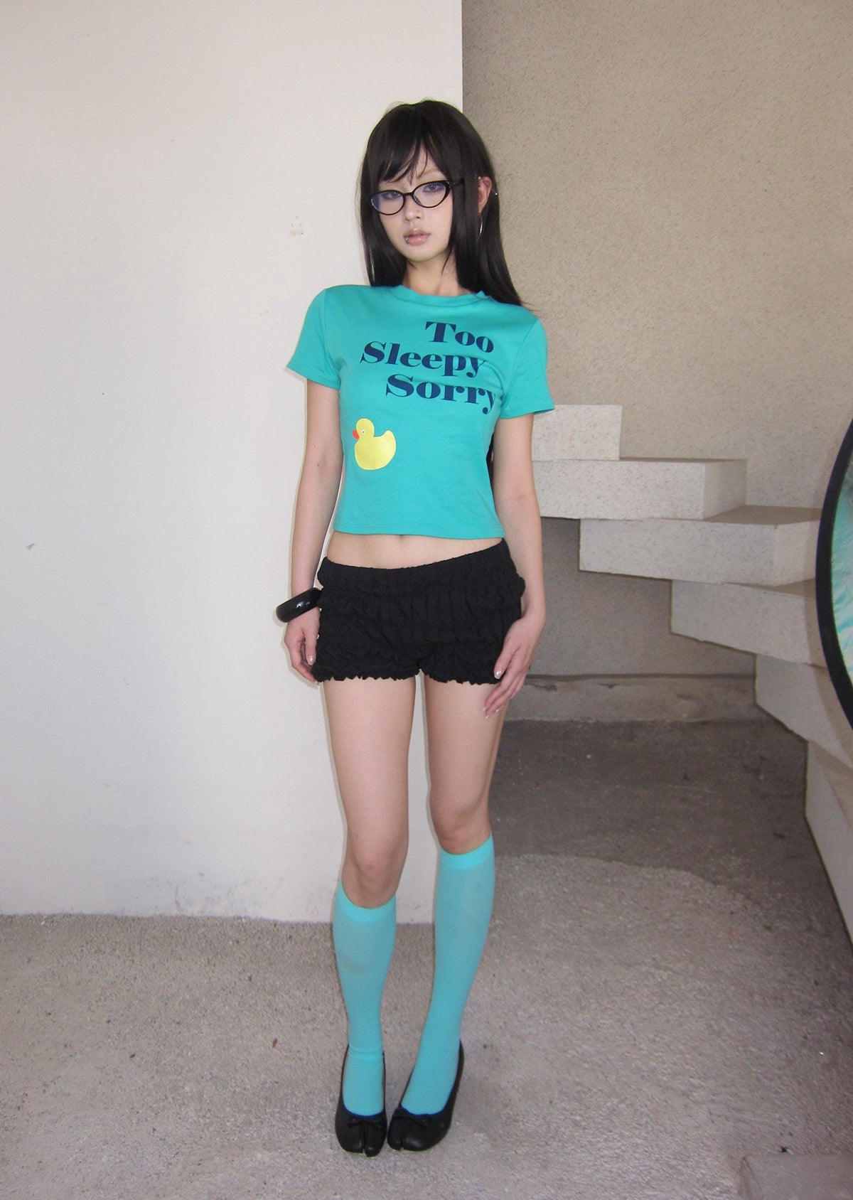 Lake Duck Print Top