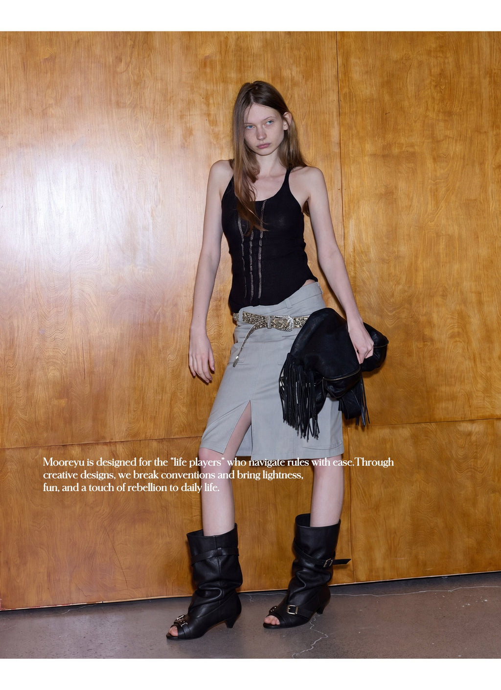 Night Buckle Midcalf Boots