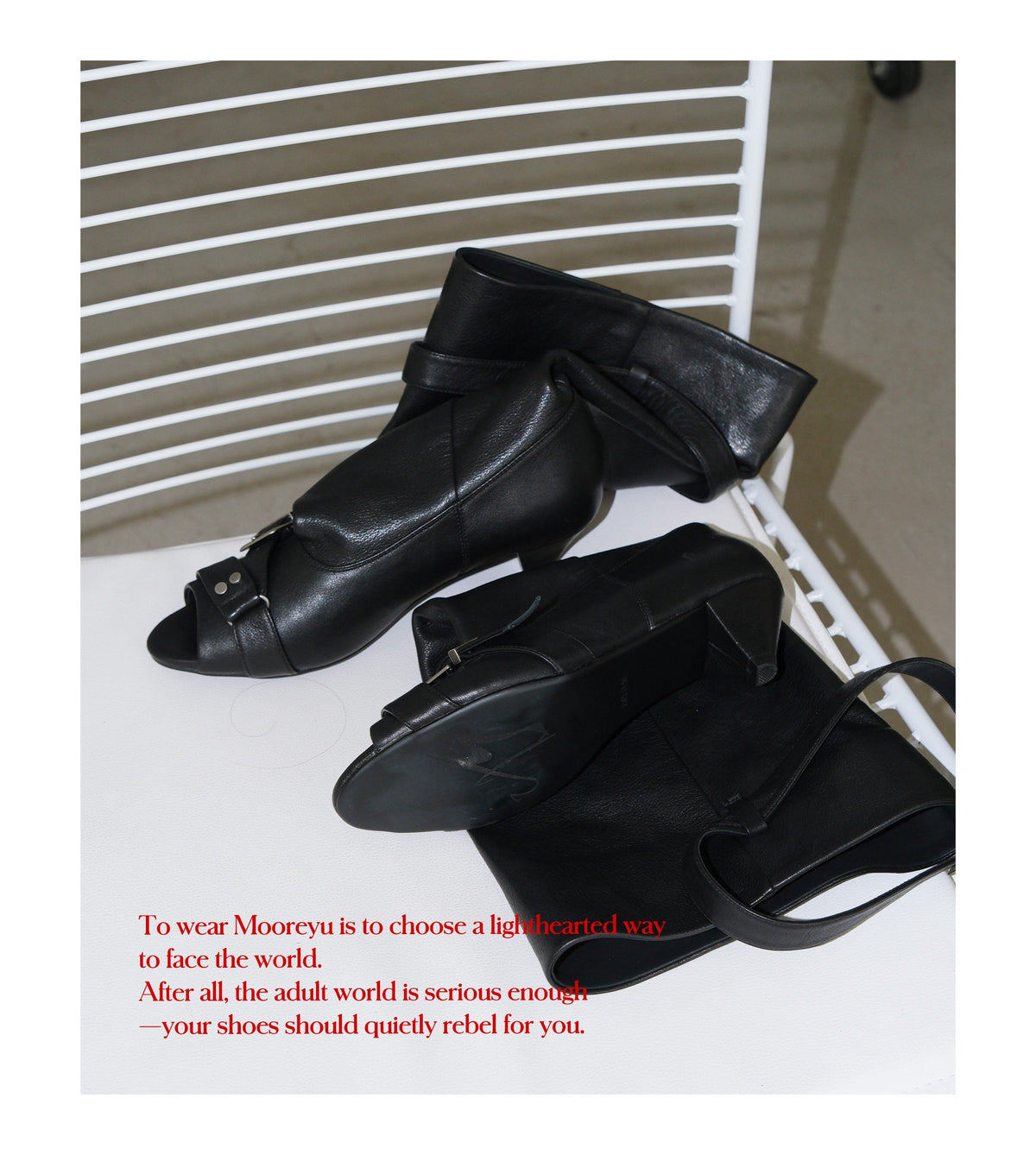 Night Buckle Midcalf Boots