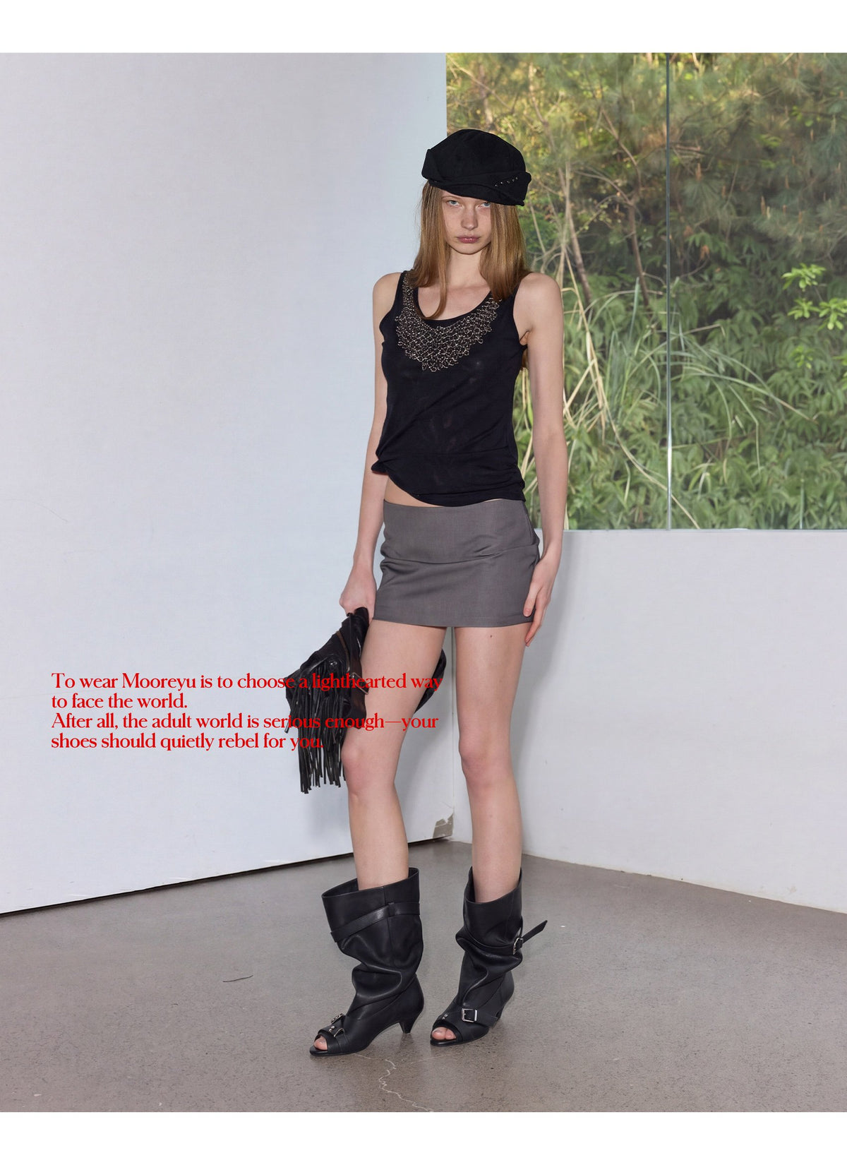 Night Buckle Midcalf Boots