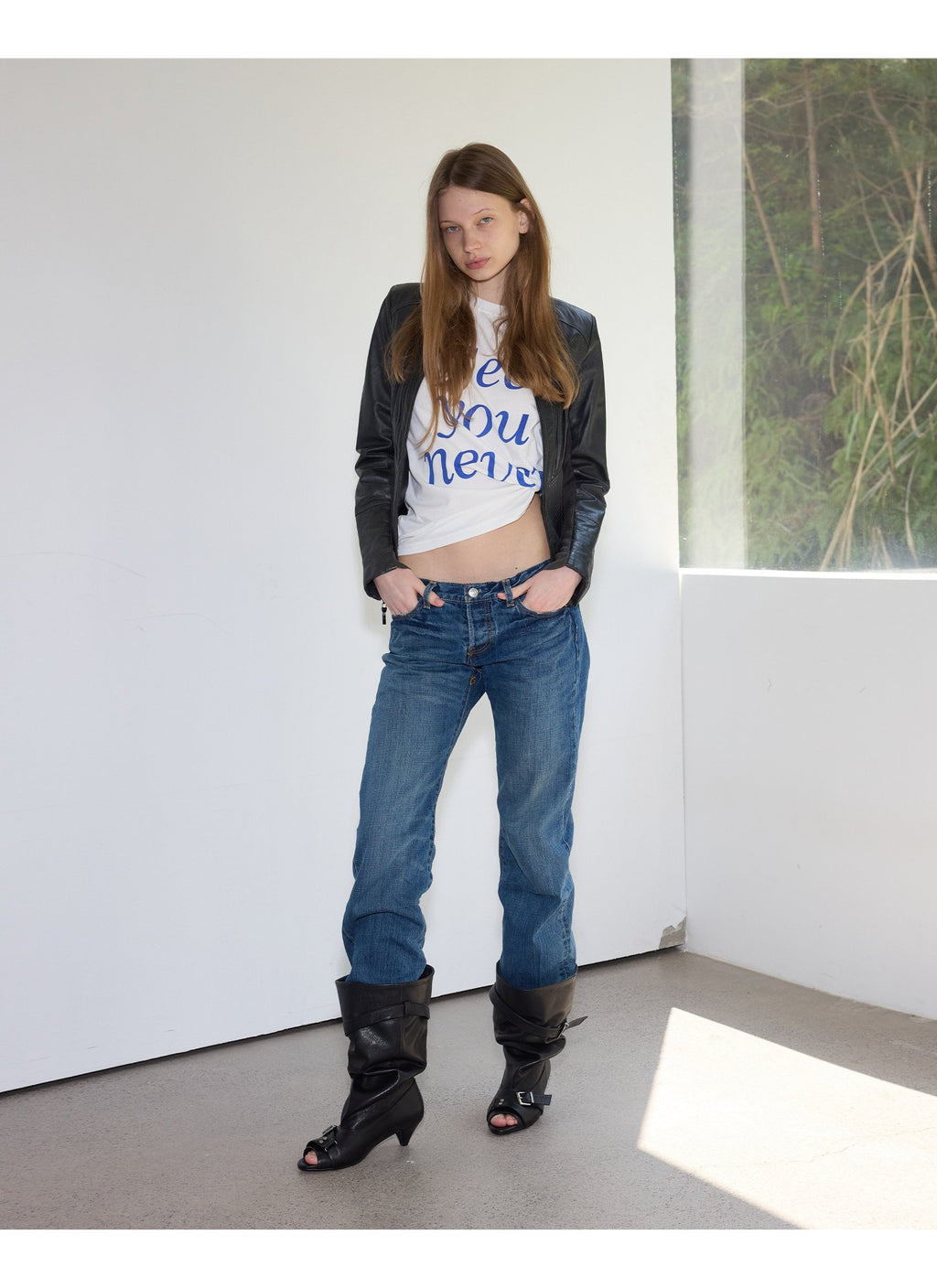Night Buckle Midcalf Boots