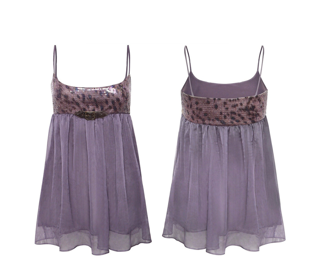 Twilight Sequin Belt Dress