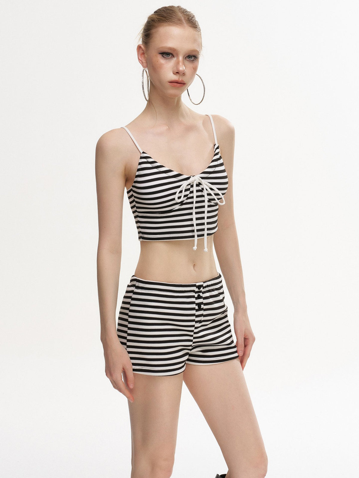 Coastal Stripe Bikini Set (3Piece)