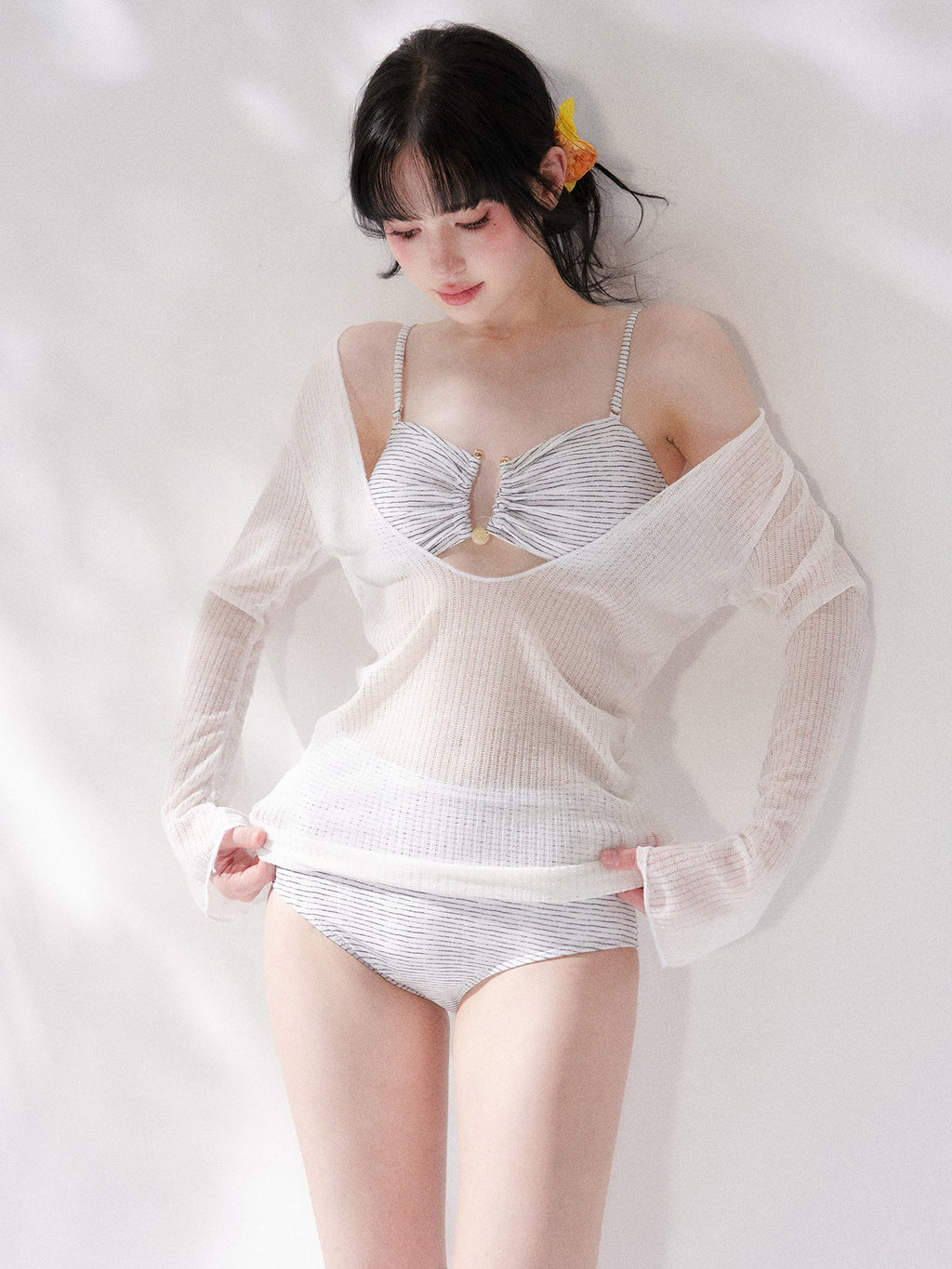 Island Veil Bikini Set (3Piece)