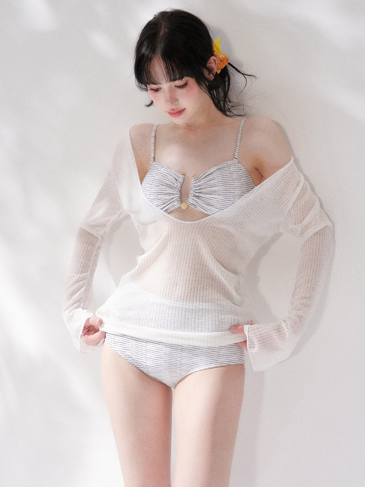 Island Veil Bikini Set (3Piece)