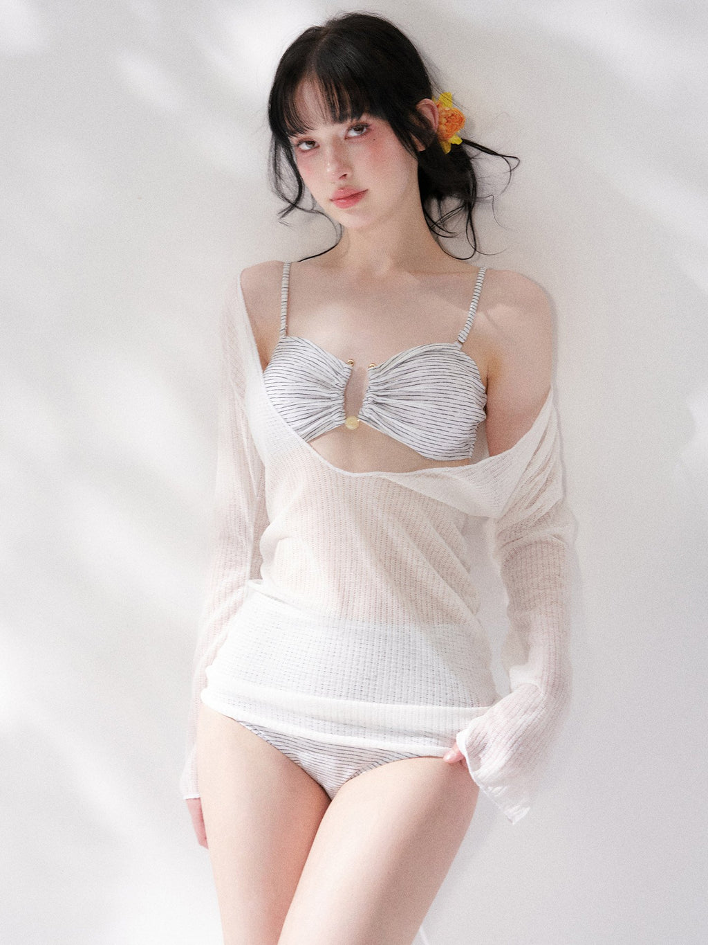 Island Veil Bikini Set (3Piece)