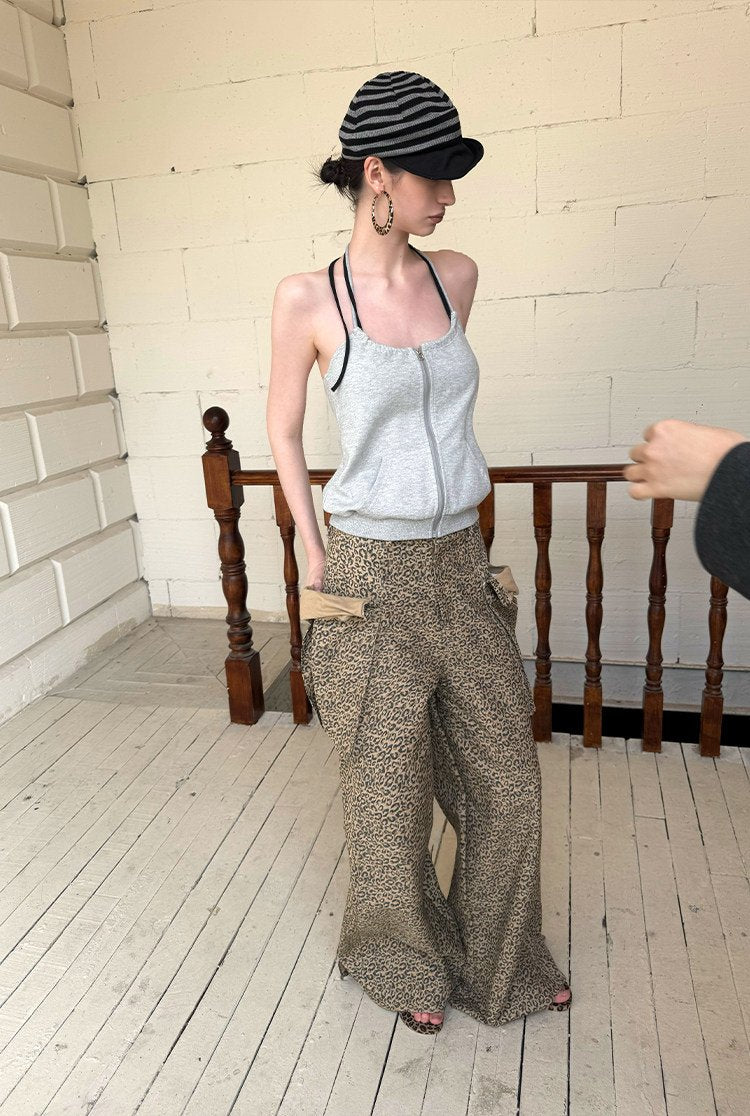 Zip Halter Top