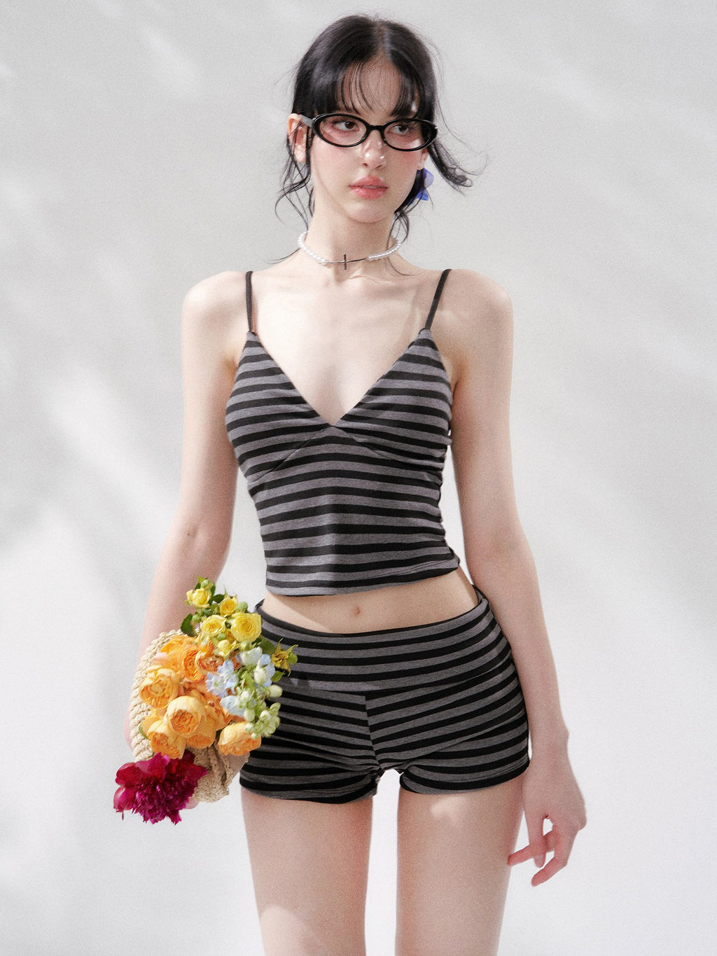 Stripe Layered Swim Set (2Piece)