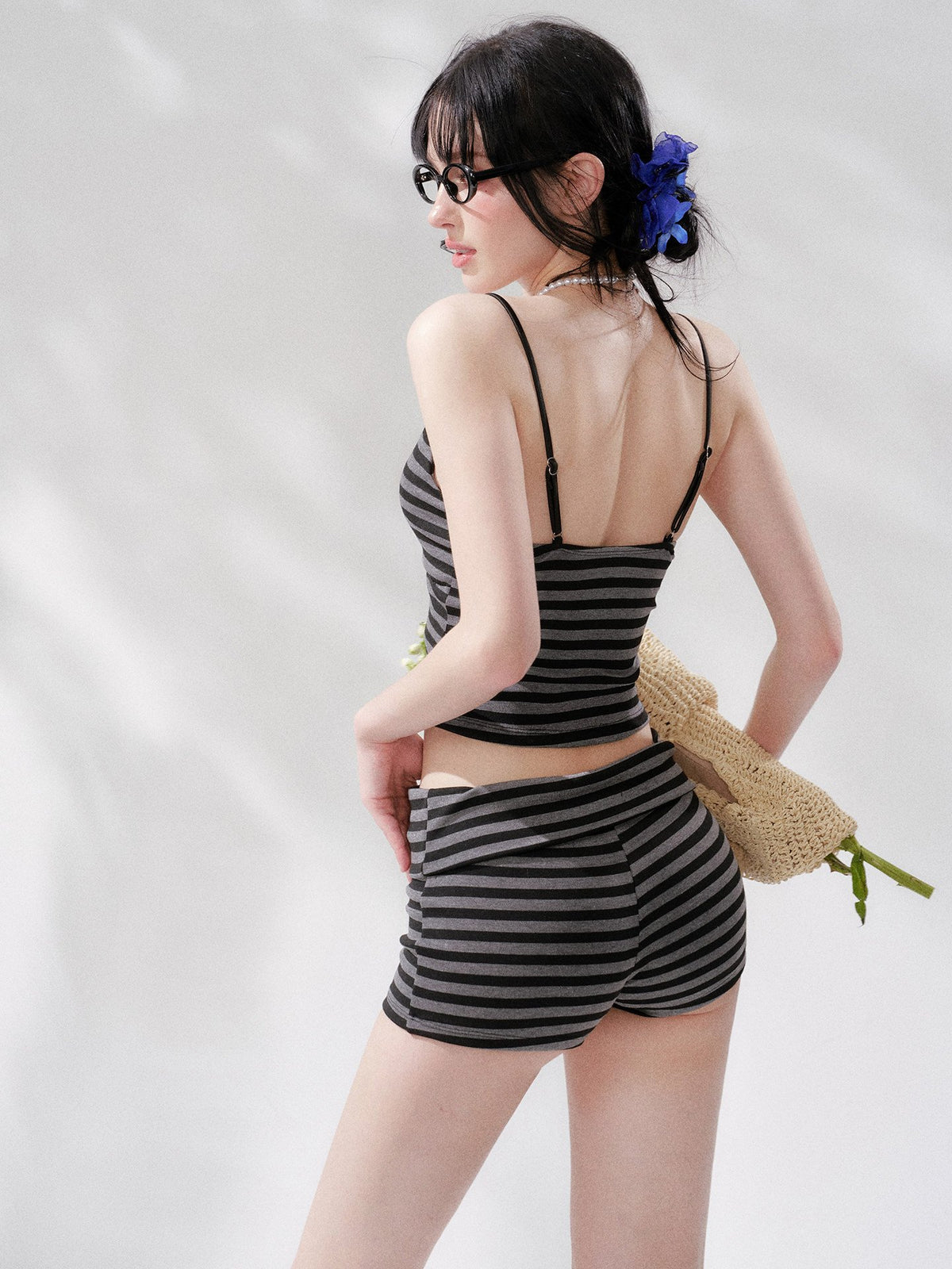 Stripe Layered Swim Set (2Piece)