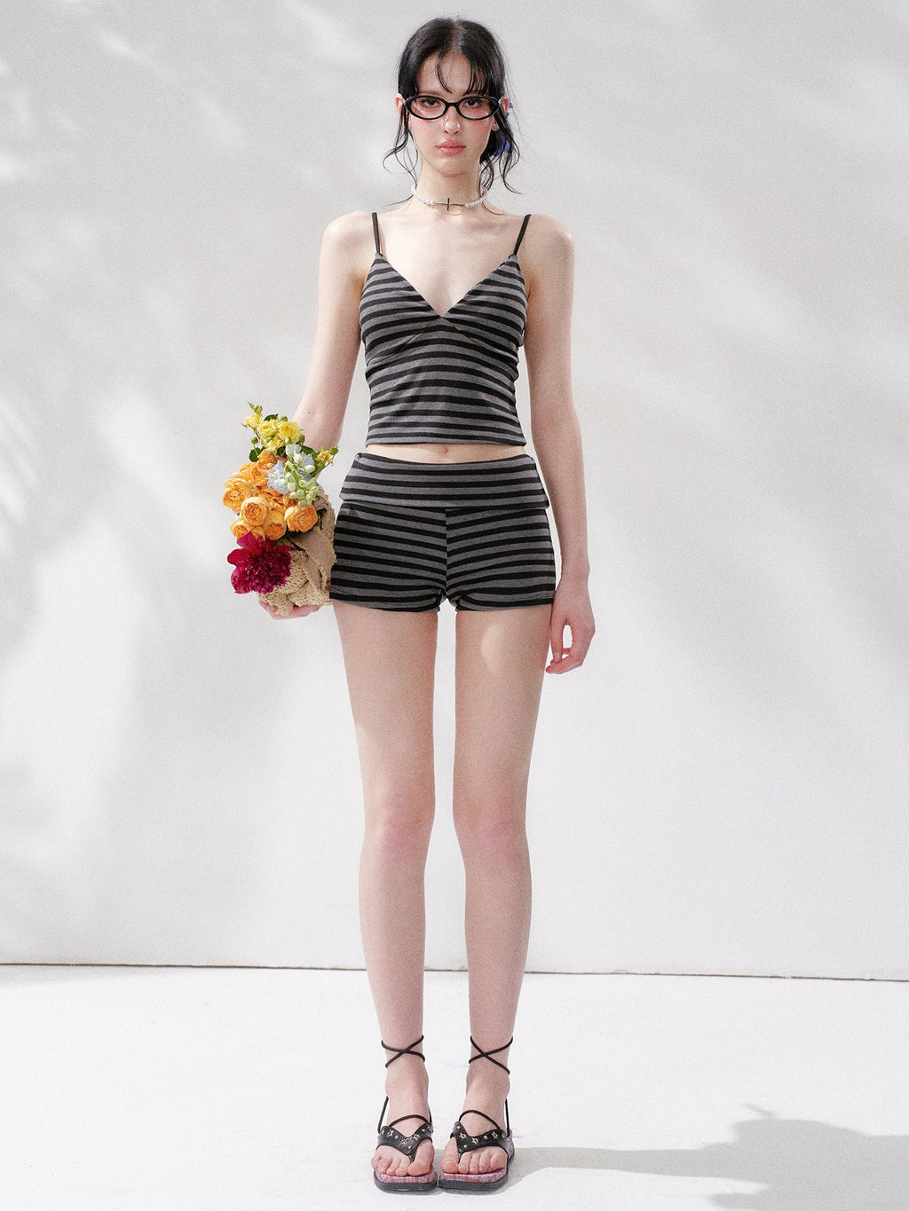 Stripe Layered Swim Set (2Piece)