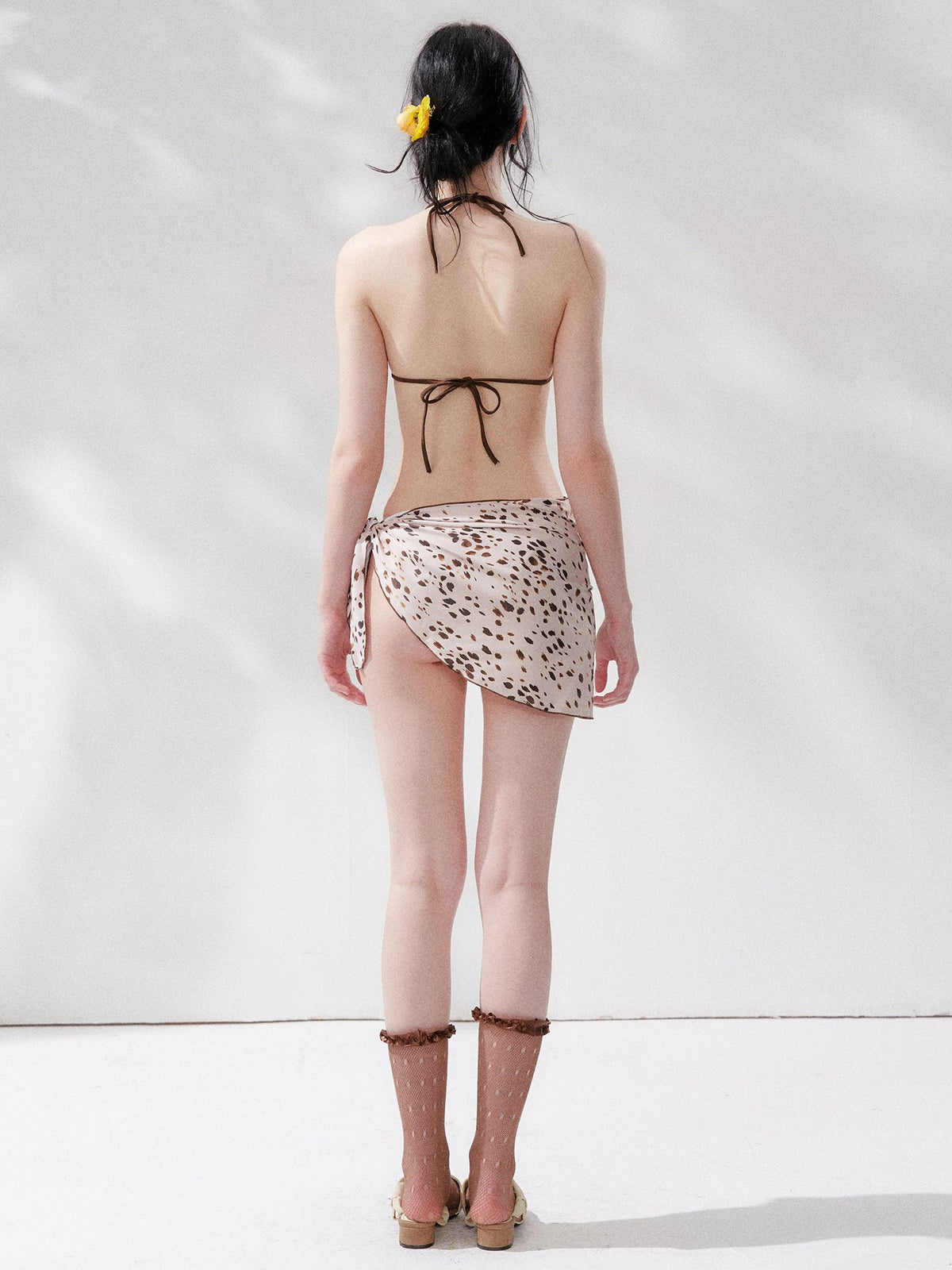 Leopard Spot Triangle Swim Set (3Piece)