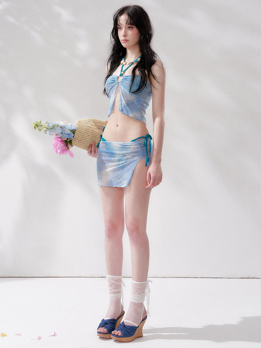 Azure Ring Tie Swim Set (3Piece)
