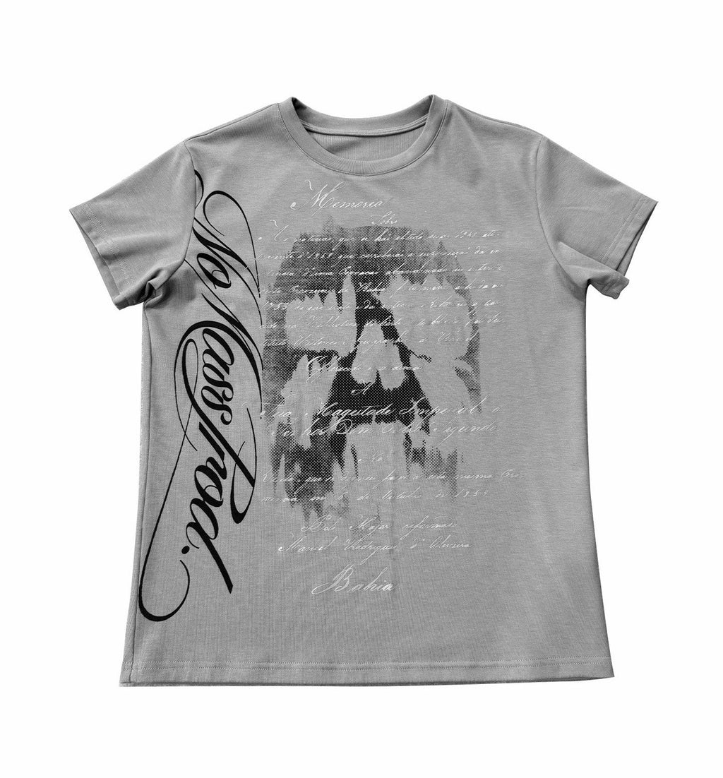 Skull Script Tailored Top