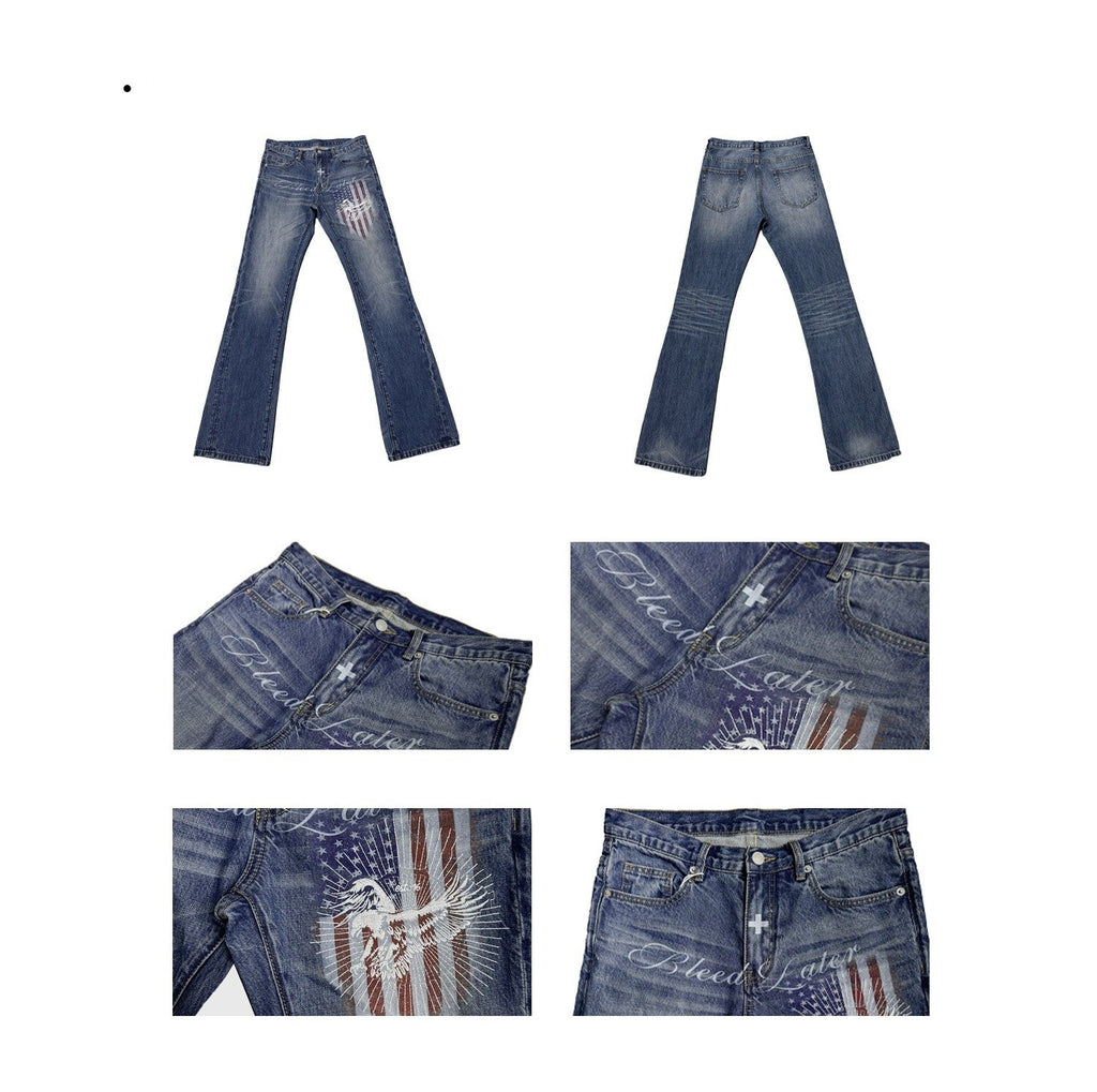 Solar Eagle Tailored Denim Pants