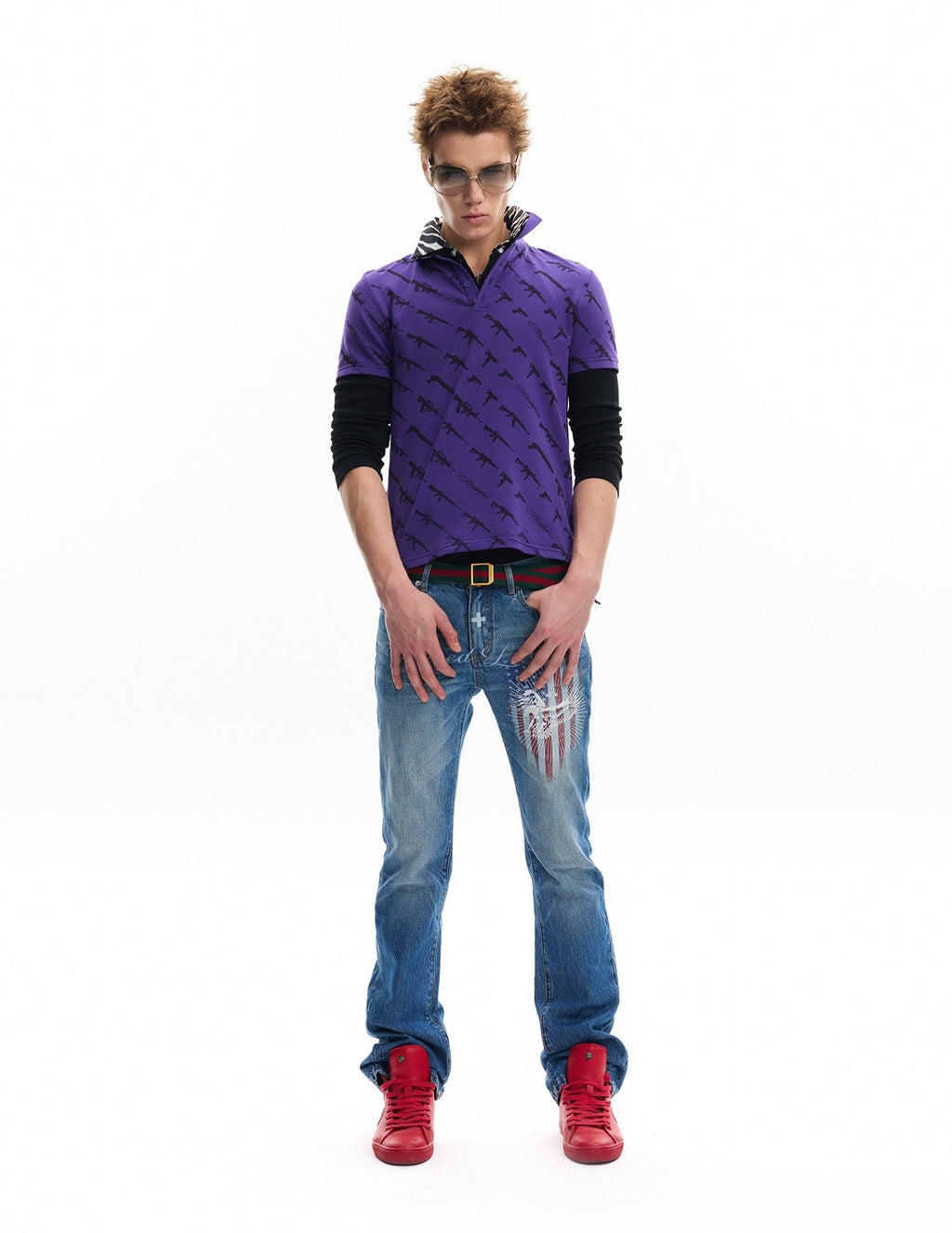 Solar Eagle Tailored Denim Pants