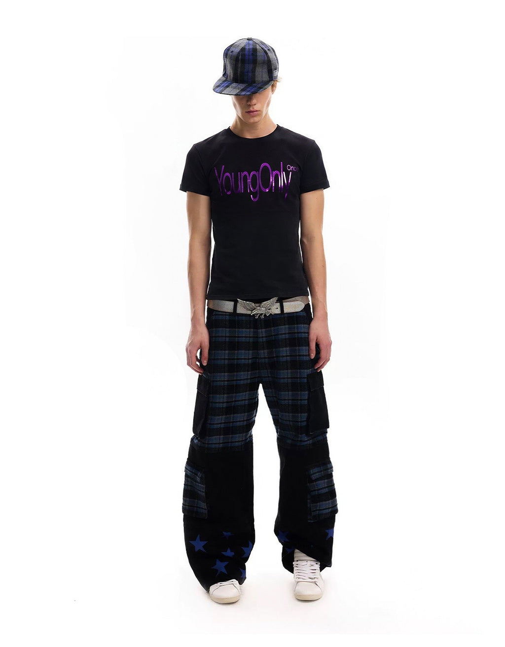 Young Only Metal Print Top (2color)