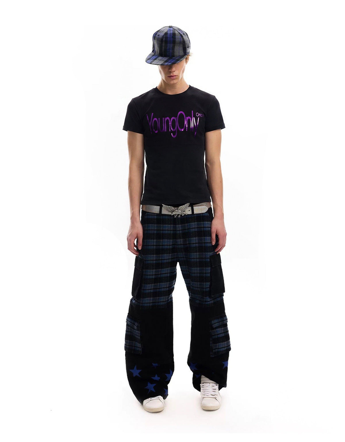 Young Only Metal Print Top (2color)