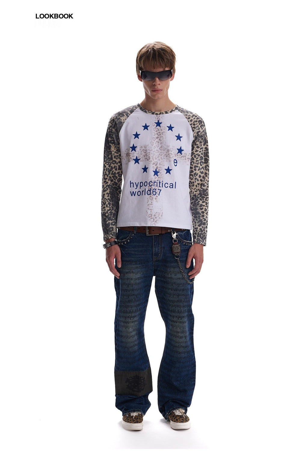 Hypocritical Leopard Raglan Top