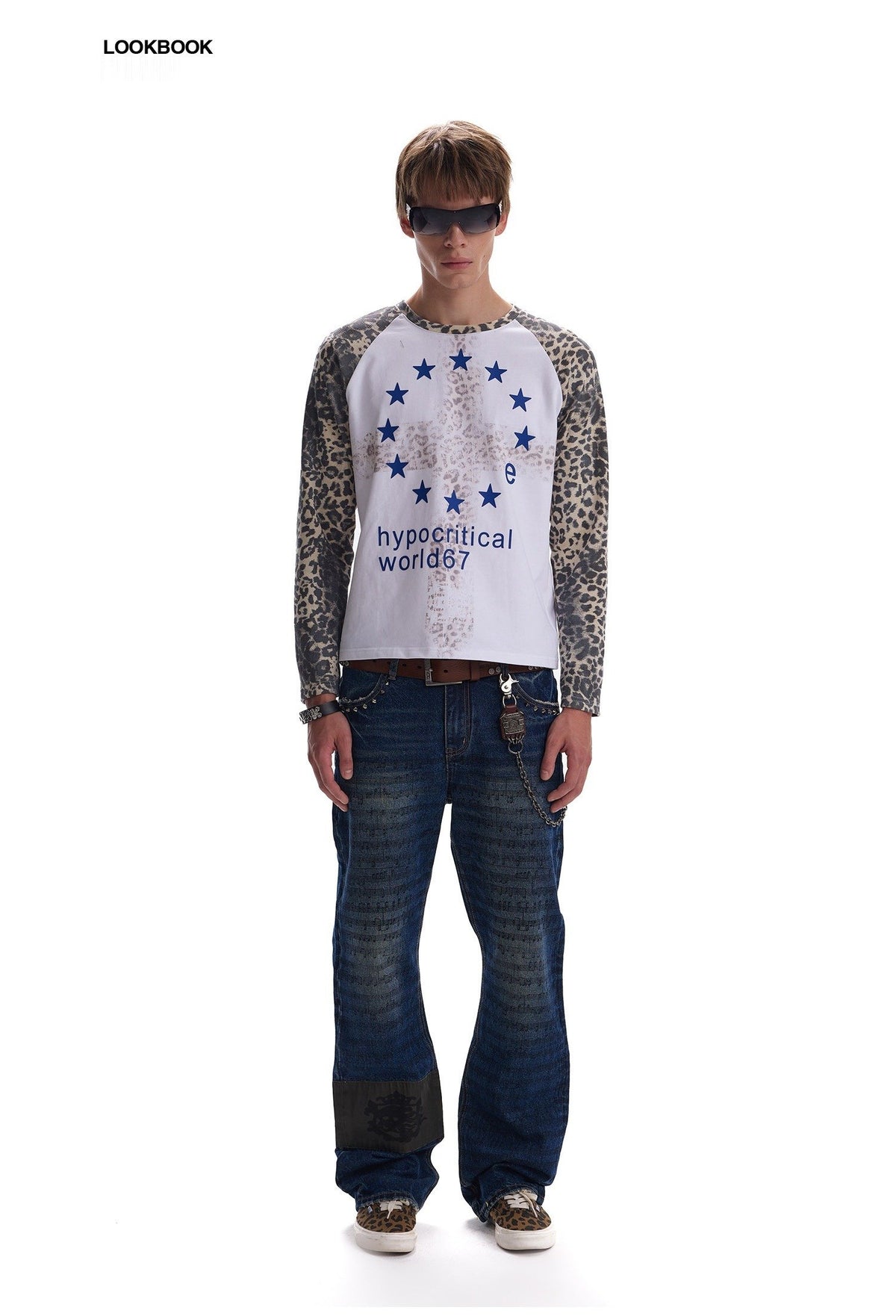 Hypocritical Leopard Raglan Top