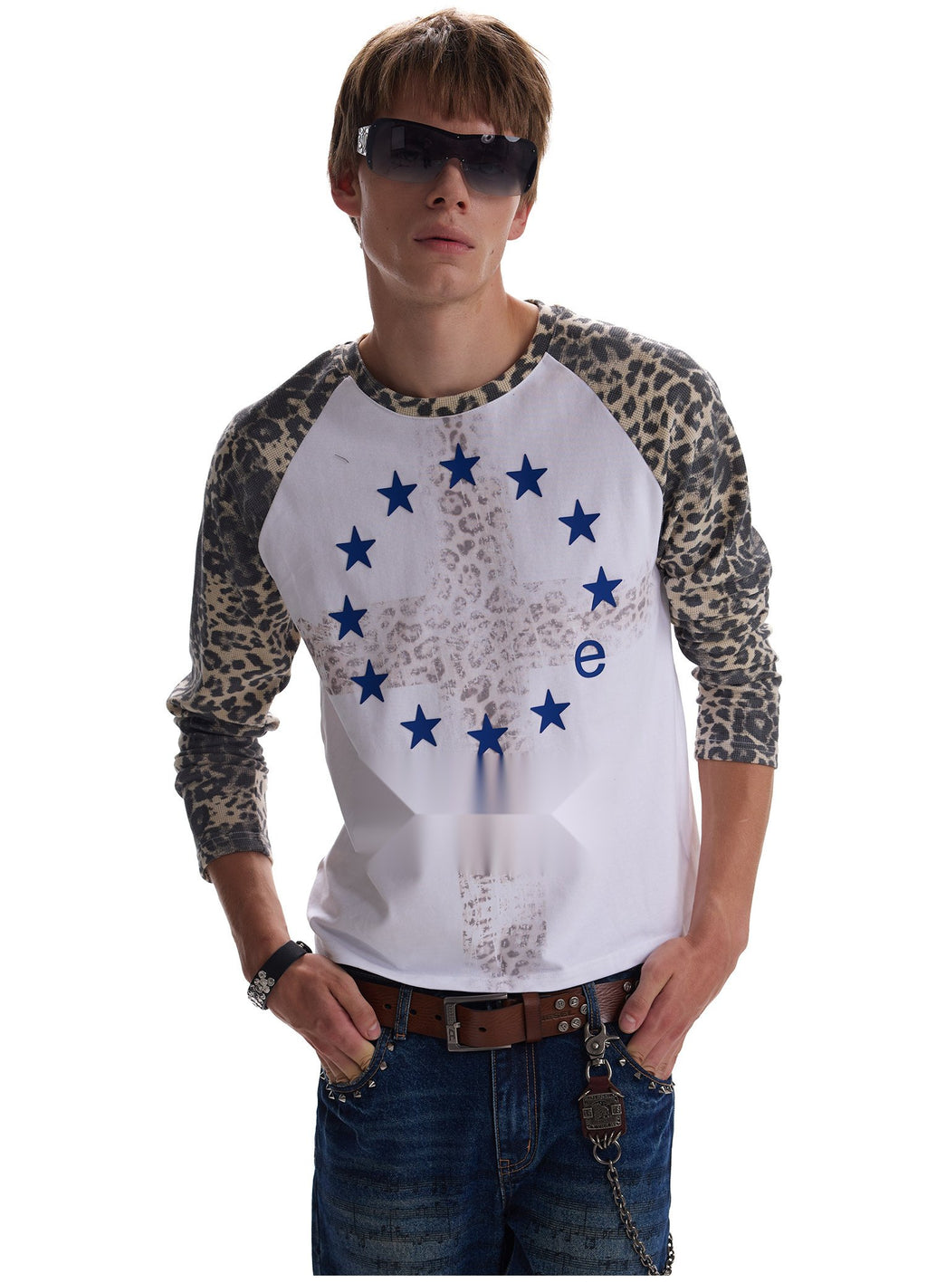 Hypocritical Leopard Raglan Top