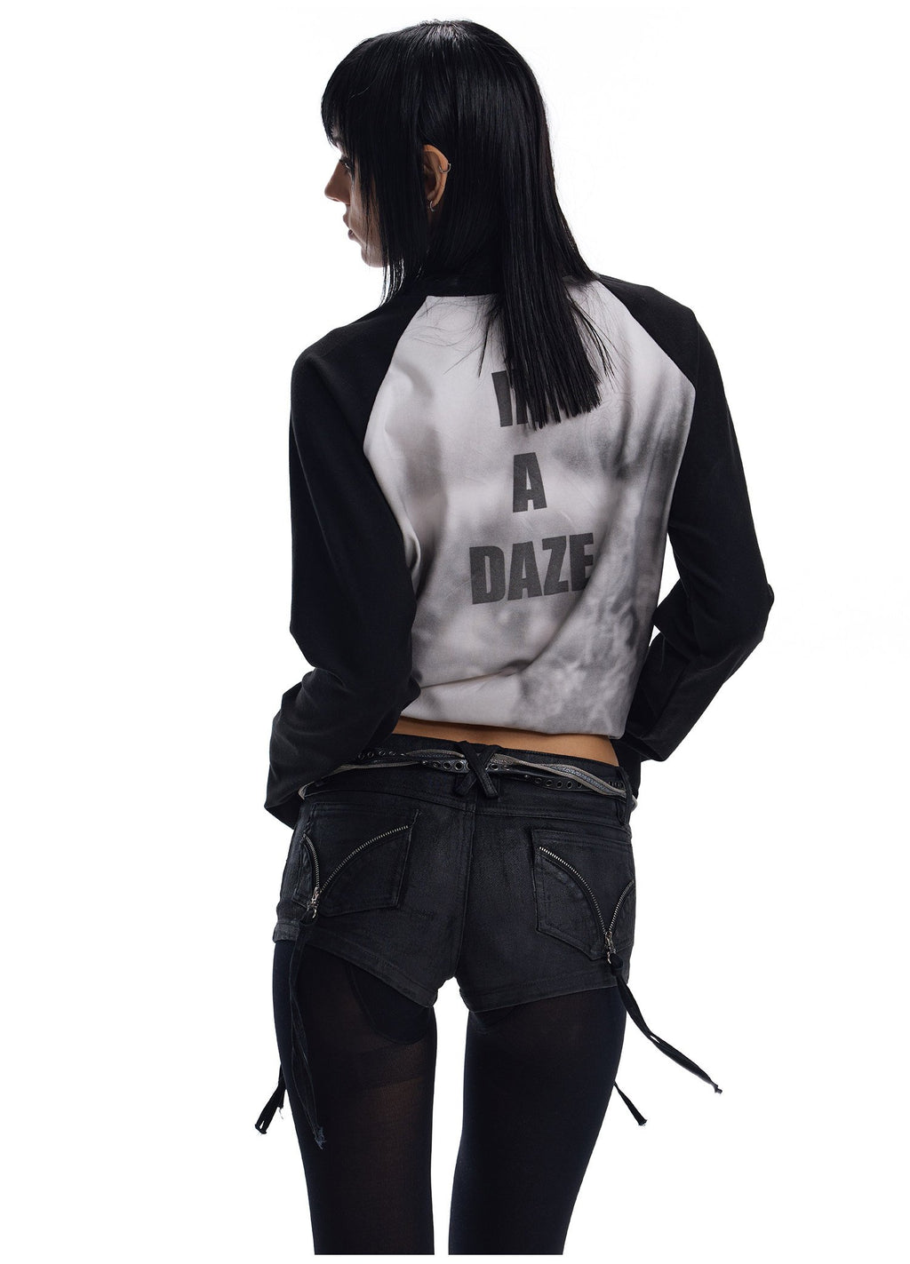 Millennial Portrait Raglan Top
